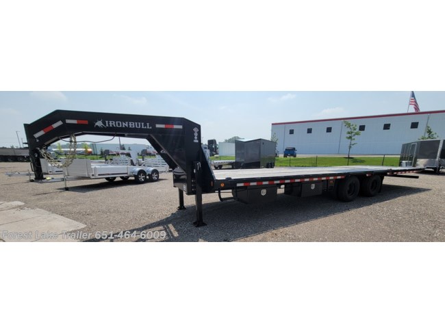 2024 IronBull FHG22 102x30' 24k Deckover Gooseneck Hydraulic Dovetail