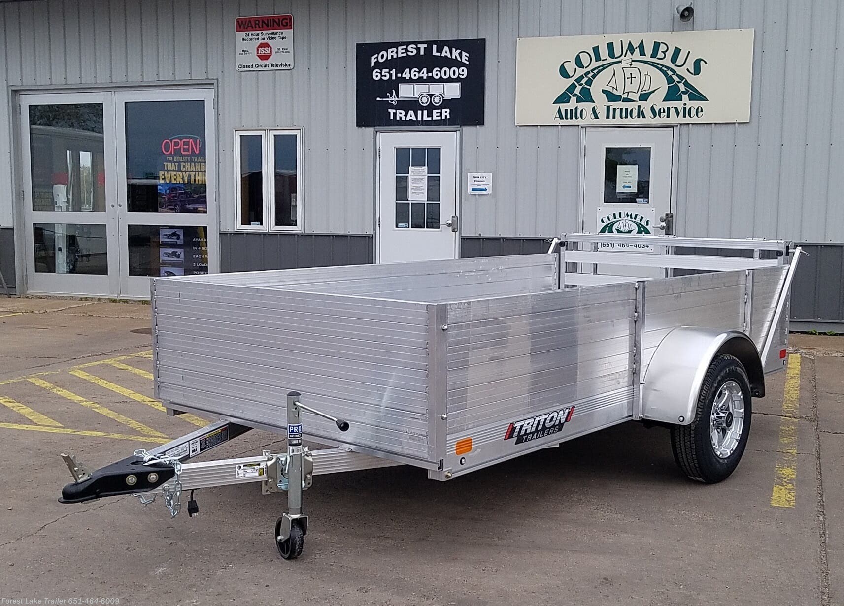 2025 Triton Trailers FIT Series FIT 1064 5'4''x10' Tall Solid Sides