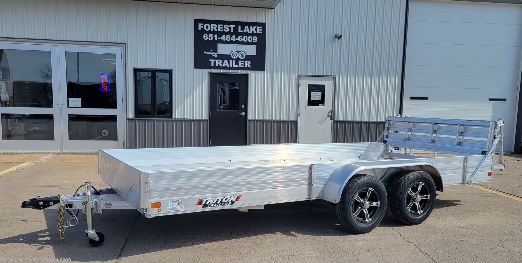 2026 Triton Trailers FIT Series FIT1681 TA 6'6''x16' Short Solid Sides ...