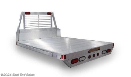 We do not offer installation or shipping
These beds are for small to midsized trucks
• Extruded aluminum floor with drop rear skirt
• Headache rack with lights
• 3&quot; Channel main stringers, adjustable to fit different truck models
• LED Light package (2 taillights, 7 clearance lights)
• License plate light
• Pre-wired with lights installed
• Back-up lights
• 1/4&quot; x 2&quot; Rub rail with stake pockets
These are cash prices
3% charge on credit card transactions