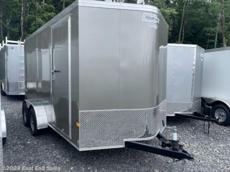 * Steel tube frame
* Bonded .030 aluminum exterior
* 2x4in tube main frame
* 16in crossmember spacing
* 16in vertical post spacing
* 3500lb EZ lube axles
* Electric brakes on both axles
* Rear ramp door with spring assist
* 7ft inside height
* Side door 36x78 with lock bar
* ArmorTech coating on A frame
* 2 5/16in ball coupler
* 7 way round plug
* 3/4in PlexCore decking
* 3/8in PlexCore sidewall
* 4 D rings in floor
* LED lights
* Smooth aluminum fenders
* 1 piece aluminum roof
* Sidewall flow-thru vents
* ST205/75R15 radials
* Steel wheels


Additional 3% charge on all card transactions*