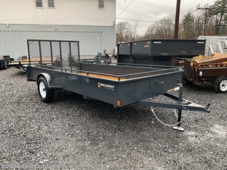Heavy-duty angle iron frame
18” high sides, (to top of rail) 14 Gauge front and side panels
1” x ?” square tube top tie down rail
2” X 8” treated yellow pine floor
4’ long fold flat mesh ramp with spring assist
3.5K Dexter EZ Lube axles
15” white mod wheels
205/75R15 load range C Radial tires
2K bolt on, set back jack
2&quot; A-frame coupler
Removable zinc plated safety chains with stow hooks
High-quality urethane paint primer and top coat
Sealed Phillips&#174; modular wiring harness
Grommet mounted LED lights
Spare tire mount
Diamond plate fender steps
These are cash prices    
3% charge on card transactions