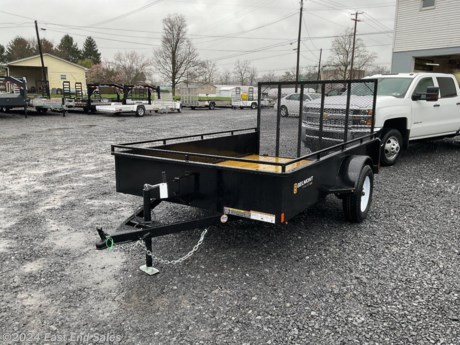 Heavy-duty angle iron frame
18” high sides, (to top of rail) 14 Gauge front and side panels
1” x ?” square tube top tie down rail
2” X 8” treated yellow pine floor
4’ long fold flat mesh ramp with spring assist
3.5K Dexter EZ Lube axles
15” white mod wheels
205/75R15 load range C Radial tires
2K bolt on, set back jack
2&quot; A-frame coupler
Removable zinc plated safety chains with stow hooks
High-quality urethane paint primer and top coat
Sealed Phillips&#174; modular wiring harness
Grommet mounted LED lights
Spare tire mount
Diamond plate fender steps
These are cash prices
3% on card transactions