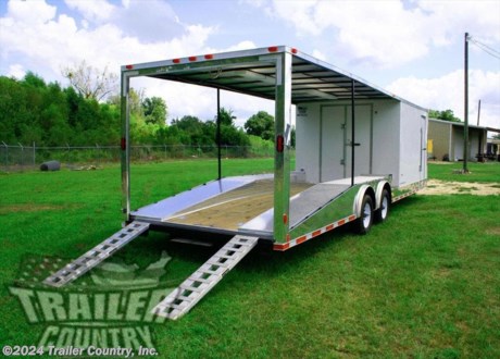 &lt;div&gt;NEW 8.5 X 30&#39; ENCLOSED HYBRID TRAILER!&lt;/div&gt;
&lt;div&gt;&amp;nbsp;&lt;/div&gt;
&lt;div&gt;Up for your consideration is a Brand New Heavy Duty Elite Series Model 8.5 x 30 Tandem Axle, Enclosed Trailer w/Open Deck Car/Toy Hauler &amp;amp; Pullout Ramps.&lt;/div&gt;
&lt;div&gt;&amp;nbsp;&lt;/div&gt;
&lt;div&gt;YOU&#39;VE SEEN THE REST...NOW BUY THE BEST!&lt;/div&gt;
&lt;div&gt;&amp;nbsp;&lt;/div&gt;
&lt;div&gt;ALL the TOP QUALITY FEATURES listed in this ad!&lt;/div&gt;
&lt;div&gt;&amp;nbsp;&lt;/div&gt;
&lt;div&gt;ELITE SERIES FEATURES:&lt;/div&gt;
&lt;div&gt;&amp;nbsp;&lt;/div&gt;
&lt;div&gt;- Heavy Duty 8&quot; I-Beam Main Frame W/ 2&quot; X 6&quot; Tube&lt;/div&gt;
&lt;div&gt;- Heavy Duty 54&quot; Triple Tube Tongue&lt;/div&gt;
&lt;div&gt;- Flat Front Trailer w/ Polished Corner Caps&lt;/div&gt;
&lt;div&gt;- Heavy Duty Square Tubing Wall Studs &amp;amp; Roof Bows (** TRUE 1&quot; X&#39;1/2&quot; SQUARE TUBE**)&lt;/div&gt;
&lt;div&gt;- 12&#39; Total Box Space&amp;nbsp; + 18&#39; Open Deck (30&#39; Overall).&lt;/div&gt;
&lt;div&gt;- 16&quot; On Center Walls&lt;/div&gt;
&lt;div&gt;- 16&quot; On Center Floors&lt;/div&gt;
&lt;div&gt;- 16&quot; On Center Roof Bows&lt;/div&gt;
&lt;div&gt;- (2) 5,200lb 4&quot; &quot;Dexter&quot; Drop Axles w/ All Wheel Electric Brakes &amp;amp; EZ LUBE Grease Fittings&lt;/div&gt;
&lt;div&gt;- Side Door with RV Flush Lock &amp;amp; Bar Lock&lt;/div&gt;
&lt;div&gt;- ATP Diamond Plate Recessed Step-Up&lt;/div&gt;
&lt;div&gt;- 6&#39;6&quot; Interior Height&lt;/div&gt;
&lt;div&gt;- Galvalume Seamed Roof w/ Thermo Ply Ceiling Liner&lt;/div&gt;
&lt;div&gt;- 2 5/16&quot; Coupler w/ Snapper Pin&lt;/div&gt;
&lt;div&gt;- Heavy Duty Safety Chains&lt;/div&gt;
&lt;div&gt;- 7-Way Round RV Electrical Wiring Harness w/ Battery Back-Up &amp;amp; Safety Switch&lt;/div&gt;
&lt;div&gt;- 3/8&quot; Heavy Duty TOP Grade Plywood Walls&lt;/div&gt;
&lt;div&gt;- 3/4&quot; Heavy Duty TOP Grade Plywood Floors&lt;/div&gt;
&lt;div&gt;- Heavy Duty Smooth Aluminum Fenders&lt;/div&gt;
&lt;div&gt;- 2K A-Frame Top Wind Jack&lt;/div&gt;
&lt;div&gt;- Deluxe License Plate Holder&lt;/div&gt;
&lt;div&gt;- Top Quality Exterior Grade Paint&lt;/div&gt;
&lt;div&gt;- (1) Non-Powered Interior Roof Vent&lt;/div&gt;
&lt;div&gt;- (1) 12 Volt Interior Trailer Light w/ Wall Switch&lt;/div&gt;
&lt;div&gt;- 24&quot; Diamond Plate ATP Front Stone Guard&amp;nbsp;&lt;/div&gt;
&lt;div&gt;- Smooth Polished Aluminum Front Corners&lt;/div&gt;
&lt;div&gt;- 15&quot; Radial (ST20575R15) Tires &amp;amp; Wheels&lt;/div&gt;
&lt;div&gt;- Metal Exterior&lt;/div&gt;
&lt;div&gt;- Exterior L.E.D. Lighting Package&lt;/div&gt;
&lt;div&gt;- L.E.D. Strip Tail Lights&lt;/div&gt;
&lt;div&gt;- 4&#39; NO SHOW Beaver Tail&lt;/div&gt;
&lt;div&gt;- 3 Exterior Loading Lights&lt;/div&gt;
&lt;div&gt;&amp;nbsp;&lt;/div&gt;
&lt;div&gt;Utility Package &amp;amp; Upgrades:&lt;/div&gt;
&lt;div&gt;&amp;nbsp;&lt;/div&gt;
&lt;div&gt;- Axles Upgraded to 5200 lb &quot;Dexter&quot; 60/40 Split Spread Axles w/ Round Fenders&lt;/div&gt;
&lt;div&gt;- 1 Pair Aluminum Ramp Overs on Open Deck ~ 15&#39; in Length&lt;/div&gt;
&lt;div&gt;- Recessed Aluminum Pullout Ramps&amp;nbsp;&lt;/div&gt;
&lt;div&gt;- 1~13,500 BTU A/C Units w/ Heat Strip, Pre-Wire, &amp;amp; Brace&lt;/div&gt;
&lt;div&gt;- Roof Over Utility Open Deck of Trailer&lt;/div&gt;
&lt;div&gt;- Mill Finish Ceiling and Walls in Encosed 12&#39; Box&lt;/div&gt;
&lt;div&gt;- Electrical Package ~ ( 50 Amp Panel Box w/25&#39; Life Line, 2-120 Volt Interior Recepts, 2~4&#39; 12 Volt L.E.D. Strip Lights w/ Battery)&lt;/div&gt;
&lt;div&gt;- 1 ~ Additional 120 Volt Interior Recepts through out unit. (Total of 3)&lt;/div&gt;
&lt;div&gt;- 2 ~ 4&#39; Florescent Shop Lights&amp;nbsp; (Total of 4) Note: 2 Installed inside of Box, 2 Installed under Open Deck Roof.&lt;/div&gt;
&lt;div&gt;- Pig Tail Wire Stub out at end of Open Deck Roof line&lt;/div&gt;
&lt;div&gt;- Exterior GFI Outlet&lt;/div&gt;
&lt;div&gt;- Generator Door w/ Vents, RV Lock (Installed Driver Side of Box Space, Gives access to Store a Generator Under Interior Cabinet)&lt;/div&gt;
&lt;div&gt;- Double Doors in Rear Enclosed Trailer Wall&lt;/div&gt;
&lt;div&gt;- L-Shaped Overhead Cabinets in White Metal&lt;/div&gt;
&lt;div&gt;- L-Shaped Base Cabinets in White Metal&lt;/div&gt;
&lt;div&gt;- 6 - Base Cabinet Installed Driver side in White Metal&lt;/div&gt;
&lt;div&gt;- 24&quot; Closet Installed Passenger Side&lt;/div&gt;
&lt;div&gt;- Spare Tire Compartment in Floor of Enclosed Box (Spare Tire NOT Included)&lt;/div&gt;
&lt;div&gt;- Radial Tires&lt;/div&gt;
&lt;p&gt;&amp;nbsp;&lt;/p&gt;
&lt;p&gt;* * N.A.T.M. Inspected and Certified * *&lt;br /&gt;* * Manufacturers Title and 5 Year Limited Warranty Included * *&lt;br /&gt;* * PRODUCT LIABILITY INSURANCE * *&lt;br /&gt;* * FINANCING IS AVAILABLE W/ APPROVED CREDIT * *&lt;/p&gt;
&lt;p&gt;ASK US ABOUT OUR RENT TO OWN PROGRAM - NO CREDIT CHECK - LOW DOWN PAYMENT&lt;/p&gt;
&lt;p&gt;&lt;br /&gt;Trailer is offered @ factory direct pick up in Willacoochee, GA...We also offer Nationwide Delivery, please contact us for more information.&lt;br /&gt;CALL: 888-710-2112&lt;/p&gt;