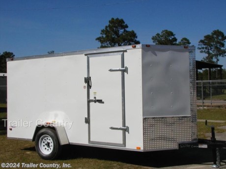 &lt;p&gt;&lt;strong&gt;NEW 6 X 12 ELITE SERIES ENCLOSED CARGO TRAILER&lt;/strong&gt;&lt;br /&gt;&lt;br /&gt;Up for your consideration is a Brand New Elite Series 6x12 Single Axle, V-Nosed Enclosed Trailer Loaded!&amp;nbsp;&amp;nbsp;&amp;nbsp;&amp;nbsp;&lt;/p&gt;
&lt;p&gt;YOU&#39;VE SEEN THE REST NOW BUY THE BEST!&amp;nbsp;&amp;nbsp;&lt;/p&gt;
&lt;p&gt;EVERYTHING YOU NEED @ THE PRICE YOU WANT!&lt;/p&gt;
&lt;p&gt;FOR MORE INFORMATION CALL: 1-888-710-2112&amp;nbsp;&amp;nbsp;&lt;/p&gt;
&lt;p&gt;NOW WITH THERMO PLY CEILING LINER, RADIAL TIRES &amp;amp; EXTERIOR L.E.D. LIGHTING PACKAGE + ALL the other TOP QUALITY FEATURES listed in ad!&lt;br /&gt;&lt;br /&gt;&amp;nbsp;&amp;nbsp;&amp;nbsp; * Heavy duty 1&quot; x 1 1/2&quot; Sqaure Tubular Wall Studs &amp;amp; Roof Bows&lt;br /&gt;&amp;nbsp;&amp;nbsp;&amp;nbsp; * Rear Spring Assisted Ramp Door with (2) Barlocks for Security, EZ Lube Hinge Pins, &amp;amp; 16&quot; Transitional Ramp Flap&lt;br /&gt;&amp;nbsp;&amp;nbsp;&amp;nbsp; * 12&#39; Box Space + V-Nose (TOTAL 14&#39;+ From tip to rear Interior Space)&lt;br /&gt;&amp;nbsp;&amp;nbsp;&amp;nbsp; * (1) 3,500lb 4&quot; &quot;Dexter&quot; Drop Axle w/ EZ LUBE Grease Fittings&lt;br /&gt;&amp;nbsp;&amp;nbsp;&amp;nbsp; * 32&quot; Side Door with Bar Lock&lt;br /&gt;&amp;nbsp;&amp;nbsp;&amp;nbsp; * 6&#39; Interior Height&lt;/p&gt;
&lt;p&gt;&amp;nbsp; &amp;nbsp; * 16&quot; On Center Walls, Floors, and Roof Bows&lt;br /&gt;&amp;nbsp;&amp;nbsp;&amp;nbsp; * Galvalume Seamed Roof with Thermo Ply Ceiling Liner&lt;br /&gt;&amp;nbsp;&amp;nbsp;&amp;nbsp; * 2&quot; Coupler w/ Snapper Pin&lt;br /&gt;&amp;nbsp;&amp;nbsp;&amp;nbsp; * Heavy Duty Safety Chains&lt;br /&gt;&amp;nbsp;&amp;nbsp;&amp;nbsp; * 4-Way Flat Wiring Harness&lt;br /&gt;&amp;nbsp;&amp;nbsp;&amp;nbsp; * Complete Exterior L.E.D. Lighting Package&lt;br /&gt;&amp;nbsp;&amp;nbsp;&amp;nbsp; * 3/8&quot; Heavy Duty Grade Plywood Walls&lt;br /&gt;&amp;nbsp;&amp;nbsp;&amp;nbsp; * 3/4&quot; Heavy Duty Top Grade&amp;nbsp;Plywood Floors&amp;nbsp;&lt;br /&gt;&amp;nbsp;&amp;nbsp;&amp;nbsp; * Heavy Duty Smooth Fenders with Wide Side Marker Clearance Lights&lt;br /&gt;&amp;nbsp;&amp;nbsp;&amp;nbsp; * 2K A-Frame Top Wind Jack&lt;br /&gt;&amp;nbsp;&amp;nbsp;&amp;nbsp; * Top Quality Exterior Grade Paint&lt;br /&gt;&amp;nbsp;&amp;nbsp;&amp;nbsp; * (1) Non-Powered Interior Roof Vent&lt;br /&gt;&amp;nbsp;&amp;nbsp;&amp;nbsp; * (1) 12 Volt Interior Trailer Light w/ Wall Switch&lt;br /&gt;&amp;nbsp;&amp;nbsp;&amp;nbsp; * 24&quot; Diamond Plate ATP Front Stone Guard with matching V-Nose Cap&lt;br /&gt;&amp;nbsp;&amp;nbsp;&amp;nbsp; * 15&quot; Radial (ST20575R15) Tires &amp;amp; Wheels&lt;br /&gt;&amp;nbsp; &amp;nbsp; &amp;nbsp;&lt;/p&gt;
&lt;p&gt;* * N.A.T.M. Inspected and Certified * *&lt;br /&gt;* * Manufacturers Title and 5 Year Limited Warranty Included * *&lt;br /&gt;* * PRODUCT LIABILITY INSURANCE * *&lt;br /&gt;FINANCING IS AVAILABLE W/ APPROVED CREDIT*&lt;br /&gt;Trailer is offered @ factory direct pick up in Willacoochee, GA...We also offer Nationwide Delivery, please contact us for more information.&lt;br /&gt;CALL: 888-710-2112&lt;/p&gt;