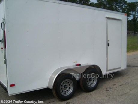 &lt;p&gt;&lt;span style=&quot;text-decoration: underline;&quot;&gt;&lt;strong&gt;NEW 6&amp;nbsp;X 12 ENCLOSED CARGO TRAILER&lt;/strong&gt;&lt;/span&gt;&lt;/p&gt;
&lt;p&gt;&amp;nbsp;&lt;/p&gt;
&lt;p&gt;Up for your consideration&amp;nbsp;is a&amp;nbsp;Brand New&amp;nbsp;&lt;em&gt;&lt;span style=&quot;text-decoration: underline;&quot;&gt;&quot;All American Series&quot;&lt;/span&gt;&lt;/em&gt;&amp;nbsp;6x12 Tandem Axle,&amp;nbsp;V-Nosed&amp;nbsp;Enclosed Trailer W/ Ramp!&lt;/p&gt;
&lt;p&gt;&amp;nbsp;&lt;/p&gt;
&lt;p&gt;&lt;span style=&quot;text-decoration: underline;&quot;&gt;&lt;strong&gt;YOU&#39;VE SEEN THE REST NOW BUY THE BEST!&lt;/strong&gt;&lt;/span&gt;&lt;/p&gt;
&lt;p&gt;&amp;nbsp;&lt;/p&gt;
&lt;p&gt;&lt;strong&gt;&lt;span style=&quot;text-decoration: underline;&quot;&gt;All American Series&lt;/span&gt;&lt;/strong&gt;&lt;/p&gt;
&lt;ul&gt;
&lt;li&gt;Heavy Duty 1&quot; x 1&quot; Square&amp;nbsp;Tubular Wall Studs &amp;amp; Roof Bows&lt;/li&gt;
&lt;li&gt;Heavy Duty 2&quot; x 3&quot; Tube Main Frame&lt;/li&gt;
&lt;li&gt;Rear Spring Assisted Ramp Door with (2) Barlocks for Security &amp;amp;&amp;nbsp;EZ Lube Hinge Pins with&amp;nbsp;16&quot; Rear Ramp Transition Flap on Rear Ramp Door&lt;/li&gt;
&lt;li&gt;12&#39; Box Space&amp;nbsp;+ V-Nose&lt;/li&gt;
&lt;li&gt;(2) 3,500lb 4&quot; Drop Axles w/ EZ LUBE Grease Fittings&amp;nbsp;&amp;amp; All Wheel Electric Brakes, Battery Back-Up, and Brake Away Kit&lt;/li&gt;
&lt;li&gt;32&quot;&amp;nbsp;Side Door with RV&amp;nbsp;Flush Lock&lt;/li&gt;
&lt;li&gt;6&#39;&amp;nbsp;Interior Height&lt;/li&gt;
&lt;li&gt;16&quot; O.C. Wall Studs&lt;/li&gt;
&lt;li&gt;Galvalume Seamed Roof with Luan Lining Strip&lt;/li&gt;
&lt;li&gt;2 5/16&quot;&amp;nbsp;Coupler w/ Snapper Pin&lt;/li&gt;
&lt;li&gt;Heavy Duty Safety Chains&lt;/li&gt;
&lt;li&gt;7-Way&amp;nbsp;Round RV&amp;nbsp;Wiring&amp;nbsp;Harness Plug&lt;/li&gt;
&lt;li&gt;L.E.D. Strip Tail Lights&lt;/li&gt;
&lt;li&gt;3/4&quot; Heavy Duty&amp;nbsp;Top Grade&amp;nbsp;Plywood Floors&lt;/li&gt;
&lt;li&gt;3/8&quot; Top Grade Plywood Walls&lt;/li&gt;
&lt;li&gt;Heavy Duty Smooth Fenders with Wide Side Marker Clearance Lights&lt;/li&gt;
&lt;li&gt;2K A-Frame Top Wind Jack&lt;/li&gt;
&lt;li&gt;Top Quality Exterior Grade Paint&lt;/li&gt;
&lt;li&gt;(1) Non-Powered Interior Roof Vent&lt;/li&gt;
&lt;li&gt;(1) 12 Volt Interior Trailer Dome&amp;nbsp;Light w/ Wall Switch&lt;/li&gt;
&lt;li&gt;24&quot; Diamond Plate ATP Front Stone Guard&amp;nbsp;w/Matching V-Nose Cap&lt;/li&gt;
&lt;li&gt;15&quot; Radial (ST20575D15) Tires &amp;amp; Silver Mod Wheels&lt;/li&gt;
&lt;/ul&gt;
&lt;p&gt;* * Manufacturers Title and Limited Warranty Included * *&lt;br /&gt;* * PRODUCT LIABILITY INSURANCE * *&lt;br /&gt;* * FINANCING IS AVAILABLE W/ APPROVED CREDIT * *&lt;/p&gt;
&lt;p&gt;ASK US ABOUT OUR RENT TO OWN PROGRAM - NO CREDIT CHECK - LOW DOWN PAYMENT.&amp;nbsp;&lt;/p&gt;
&lt;p&gt;&lt;br /&gt;Trailer is offered @ factory direct pick up in Pearson, GA...We also offer Nationwide Delivery, please contact us for more information.&lt;br /&gt;CALL: 888-710-2112&lt;/p&gt;