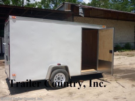 &lt;p&gt;&lt;strong&gt;NEW 6&#39; X 12&#39;&amp;nbsp;&quot;&lt;em&gt;&lt;span style=&quot;text-decoration: underline;&quot;&gt;ALL AMERICAN&lt;/span&gt;&lt;/em&gt;&lt;strong&gt;&quot;&amp;nbsp;SERIES ENCLOSED CARGO TRAILER&lt;/strong&gt;&lt;br /&gt;&lt;br /&gt;Up for your consideration is a Brand New ALL AMERICAN&amp;nbsp;Series 6x12 Single Axle, V-Nosed Enclosed Trailer Loaded!&amp;nbsp;&amp;nbsp;&amp;nbsp;&amp;nbsp;&lt;/strong&gt;&lt;/p&gt;
&lt;p&gt;&lt;strong&gt;YOU&#39;VE SEEN THE REST NOW BUY THE BEST!&amp;nbsp;&amp;nbsp;&lt;/strong&gt;&lt;/p&gt;
&lt;p&gt;&lt;strong&gt;FOR MORE INFORMATION CALL: &lt;strong&gt;1-888-710-2112&amp;nbsp;&amp;nbsp;&lt;/strong&gt;&lt;/strong&gt;&lt;/p&gt;
&lt;p&gt;&lt;strong&gt;! ! !&amp;nbsp;ALL the&amp;nbsp;&lt;strong&gt;&lt;span style=&quot;text-decoration: underline;&quot;&gt;TOP QUALITY FEATURES&lt;/span&gt;&lt;/strong&gt;&lt;strong&gt;&amp;nbsp;you want ! ! !&lt;br /&gt;&lt;br /&gt;&amp;nbsp;&amp;nbsp;&amp;nbsp; * Heavy Duty 2&quot; x&amp;nbsp;3&quot; Tube Main Frame&lt;br /&gt;&amp;nbsp;&amp;nbsp;&amp;nbsp; *&amp;nbsp;Heavy Duty 1&quot; x 1&quot; Square Tubular Wall Studs &amp;amp; Roof Bows&lt;br /&gt;&amp;nbsp;&amp;nbsp;&amp;nbsp; * Rear Spring Assisted Ramp Door with (2) Barlocks for Security, EZ Lube Hinge Pins, &amp;amp; 16&quot; Transitional Ramp Flap&lt;br /&gt;&amp;nbsp;&amp;nbsp;&amp;nbsp; * 12&#39; Box Space + V-Nose&lt;br /&gt;&amp;nbsp;&amp;nbsp;&amp;nbsp; * (1) 3,500lb 4 Inch&amp;nbsp;Drop Axle w/ EZ LUBE Grease Fittings&lt;br /&gt;&amp;nbsp;&amp;nbsp;&amp;nbsp; *&amp;nbsp;16&quot; O.C. Wall Studs&lt;br /&gt;&amp;nbsp;&amp;nbsp;&amp;nbsp; * 6&#39; Interior Height&lt;br /&gt;&amp;nbsp;&amp;nbsp;&amp;nbsp; * Galvalume Seamed Roof with Luan Ceiling&amp;nbsp;Liner Strip&lt;br /&gt;&amp;nbsp;&amp;nbsp;&amp;nbsp; * 2&quot; Coupler w/ Snapper Pin&lt;br /&gt;&amp;nbsp;&amp;nbsp;&amp;nbsp; * Heavy Duty Safety Chains&lt;br /&gt;&amp;nbsp;&amp;nbsp;&amp;nbsp; * 4-Way Flat Wiring Harness&lt;br /&gt;&amp;nbsp;&amp;nbsp;&amp;nbsp; *&amp;nbsp;L.E.D.&amp;nbsp;Strip Tail Lights&lt;br /&gt;&amp;nbsp;&amp;nbsp;&amp;nbsp; * 3/8&quot; Heavy Duty Grade Plywood Walls&lt;br /&gt;&amp;nbsp;&amp;nbsp;&amp;nbsp; * 3/4&quot; Heavy Duty Top Grade&amp;nbsp;Plywood Floor&lt;br /&gt;&amp;nbsp;&amp;nbsp;&amp;nbsp; * Heavy Duty Smooth Jeep Style&amp;nbsp;Fenders with Wide Side Marker Clearance Lights&lt;br /&gt;&amp;nbsp;&amp;nbsp;&amp;nbsp; * 2K&amp;nbsp;A-Frame Top Wind Jack&lt;br /&gt;&amp;nbsp;&amp;nbsp;&amp;nbsp; * Top Quality Exterior Grade Paint&lt;br /&gt;&amp;nbsp;&amp;nbsp;&amp;nbsp; * (1) Non-Powered Interior Roof Vent&lt;br /&gt;&amp;nbsp;&amp;nbsp;&amp;nbsp; * (1) 12 Volt Interior Trailer Dome&amp;nbsp;Light w/ Wall Switch&lt;br /&gt;&amp;nbsp;&amp;nbsp;&amp;nbsp; * 24&quot; Diamond Plate ATP Front Stone Guard with matching V-Nose Cap&lt;br /&gt;&amp;nbsp;&amp;nbsp;&amp;nbsp; * 15&quot; Radial (ST20575D15) Tires &amp;amp; Silver Mod Wheels&lt;br /&gt;&amp;nbsp;&amp;nbsp;&amp;nbsp; *&amp;nbsp;Screwed Metal Exterior&lt;br /&gt;&lt;br /&gt;&lt;/strong&gt;&lt;/strong&gt;&lt;/p&gt;
&lt;p&gt;&lt;strong&gt;&lt;strong&gt;* * Manufacturers Title and&amp;nbsp;&lt;strong&gt;Limited&amp;nbsp;&lt;/strong&gt;Warranty Included * *&lt;br /&gt;* * PRODUCT LIABILITY INSURANCE * *&lt;br /&gt;* * FINANCING IS AVAILABLE W/ APPROVED CREDIT * *&lt;/strong&gt;&lt;/strong&gt;&lt;/p&gt;
&lt;p&gt;&lt;strong&gt;ASK US ABOUT OUR RENT TO OWN PROGRAM - NO CREDIT CHECK - LOW DOWN PAYMENT. &lt;/strong&gt;&lt;/p&gt;
&lt;p&gt;&lt;strong&gt;&lt;strong&gt;&lt;br /&gt;Trailer is offered @ factory direct pick up in Pearson, GA...We also offer Nationwide Delivery, please contact us for more information.&lt;br /&gt;CALL: 888-710-2112&lt;/strong&gt;&lt;/strong&gt;&lt;/p&gt;