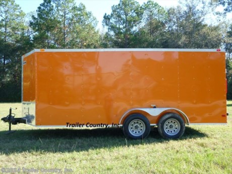 &lt;p&gt;&lt;strong&gt;NEW 7&#39; X 16&#39;&amp;nbsp;&quot;&lt;em&gt;&lt;span style=&quot;text-decoration: underline;&quot;&gt;ALL AMERICAN&lt;/span&gt;&lt;/em&gt;&lt;strong&gt;&quot; Series ENCLOSED CARGO TRAILER&lt;/strong&gt;&lt;/strong&gt;&lt;/p&gt;
&lt;p&gt;&lt;strong&gt;Up for your consideration is a Brand New ALL AMERICAN&amp;nbsp;Series Model 7x16 Tandem Axle, V-Nosed Enclosed Trailer&lt;/strong&gt;&lt;/p&gt;
&lt;p&gt;&lt;strong&gt;! ! !&amp;nbsp;ALL the&amp;nbsp;&lt;strong&gt;&lt;span style=&quot;text-decoration: underline;&quot;&gt;TOP QUALITY FEATURES&lt;/span&gt;&lt;/strong&gt;&amp;nbsp;you want ! ! !&lt;/strong&gt;&lt;/p&gt;
&lt;p&gt;&lt;strong&gt;&lt;strong&gt;&lt;span style=&quot;text-decoration: underline;&quot;&gt;Standard&amp;nbsp;Features&lt;/span&gt;&lt;/strong&gt;:&lt;br /&gt;&lt;br /&gt;&amp;nbsp;&amp;nbsp;&amp;nbsp; * Heavy Duty 2&quot; x 4&quot; Square Tube Main Frame&lt;br /&gt;&amp;nbsp;&amp;nbsp;&amp;nbsp; * Heavy Duty 1&quot; x 1&quot; Square Tubular Wall Studs &amp;amp; Roof Bows&lt;br /&gt;&amp;nbsp;&amp;nbsp;&amp;nbsp; * Rear Spring Assisted Ramp Door with (2) Barlocks for Security &amp;amp; EZ Lube Hinge Pins &amp;amp; 16&quot; Ramp Transition Flap&lt;br /&gt;&amp;nbsp;&amp;nbsp;&amp;nbsp; * 16&#39; Box Space + V-Nose&lt;br /&gt;&amp;nbsp;&amp;nbsp;&amp;nbsp; * 16&quot; On Center Wall, Floor, and Ceiling Crossmembers&lt;br /&gt;&amp;nbsp;&amp;nbsp;&amp;nbsp; * Complete Braking System (Electric Brakes on both axles, Battery Back-Up, &amp;amp; Safety Switch)&lt;br /&gt;&amp;nbsp;&amp;nbsp;&amp;nbsp; * (2) 3,500lb &amp;nbsp;4 Inch&amp;nbsp;Drop Axles w/ EZ LUBE Grease Fittings&lt;br /&gt;&amp;nbsp;&amp;nbsp;&amp;nbsp; * 32&quot; Side Door with&amp;nbsp;Rv Style Flush Lock&lt;br /&gt;&amp;nbsp;&amp;nbsp;&amp;nbsp; * 6&#39; Interior Height&lt;br /&gt;&amp;nbsp;&amp;nbsp;&amp;nbsp; * Flat Galvalume Seamed Roof with Luan Ceiling&amp;nbsp;Liner Strip&lt;br /&gt;&amp;nbsp;&amp;nbsp;&amp;nbsp; * 2 5/16&quot; Coupler w/ Snapper Pin&lt;br /&gt;&amp;nbsp;&amp;nbsp;&amp;nbsp; * Heavy Duty Safety Chains&lt;br /&gt;&amp;nbsp;&amp;nbsp;&amp;nbsp; * 7-Way RV Wiring Harness Plug w/ Battery Back-Up &amp;amp; Safety Switch&lt;br /&gt;&amp;nbsp;&amp;nbsp;&amp;nbsp; * 3/8&quot; Heavy Duty Top Grade Plywood Walls&lt;br /&gt;&amp;nbsp;&amp;nbsp;&amp;nbsp; * 3/4&quot; Heavy Duty Top Grade&amp;nbsp;Plywood Floors&lt;br /&gt;&amp;nbsp;&amp;nbsp;&amp;nbsp; * Smooth Teardrop&amp;nbsp;Style Fenders with Wide Side Marker Clearance Lights&lt;br /&gt;&amp;nbsp;&amp;nbsp;&amp;nbsp; * 2K A-Frame Top Wind Jack&lt;br /&gt;&amp;nbsp;&amp;nbsp;&amp;nbsp; * Top Quality Exterior Grade Paint&lt;br /&gt;&amp;nbsp;&amp;nbsp;&amp;nbsp; * (1) Non-Powered Interior Roof Vent&lt;br /&gt;&amp;nbsp;&amp;nbsp;&amp;nbsp; * (1) 12 Volt Interior Trailer Dome&amp;nbsp;Light w/ Wall Switch&lt;br /&gt;&amp;nbsp;&amp;nbsp;&amp;nbsp; * 24&quot; Diamond Plate ATP Front Stone Guard with Matching V-Nose Cap&lt;br /&gt;&amp;nbsp;&amp;nbsp;&amp;nbsp; * 15&quot; Radial (ST20575D15) Tires &amp;amp; Silver Mod Wheels&lt;br /&gt;&amp;nbsp;&amp;nbsp;&amp;nbsp; *&amp;nbsp;Screwed Metal Exterior&lt;br /&gt;&amp;nbsp;&amp;nbsp;&amp;nbsp; *&amp;nbsp;L.E.D. Strip Tail Lights&lt;br /&gt;&amp;nbsp; &amp;nbsp;&amp;nbsp;&lt;/strong&gt;&lt;/p&gt;
&lt;p&gt;&lt;strong&gt;* * Manufacturers Title and Limited Warranty Included * *&lt;br /&gt;* * PRODUCT LIABILITY INSURANCE * *&lt;br /&gt;* * FINANCING IS AVAILABLE W/ APPROVED CREDIT * *&lt;/strong&gt;&lt;/p&gt;
&lt;p&gt;&lt;strong&gt;ASK US ABOUT OUR RENT TO OWN PROGRAM - NO CREDIT CHECK - LOW DOWN PAYMENT. &lt;/strong&gt;&lt;/p&gt;
&lt;p&gt;&lt;strong&gt;&lt;br /&gt;Trailer is offered @ factory direct pick up in Pearson, GA...We also offer Nationwide Delivery, please contact us for more information.&lt;br /&gt;CALL: 888-710-2112&lt;/strong&gt;&lt;/p&gt;