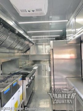 &lt;div&gt;NEW 8.5 X 30&#39; ENCLOSED FOOD TRUCK MOBILE KITCHEN CONCESSION VENDING TRAILER&lt;/div&gt;
&lt;div&gt;&amp;nbsp;&lt;/div&gt;
&lt;div&gt;Up for your consideration is a Brand New Model 8.5 x 30 Tandem Axle Concession Trailer, Fully Loaded w/Equipment &amp;amp; Appliances &amp;amp; Finished Interior MORE!&lt;/div&gt;
&lt;div&gt;&amp;nbsp;&lt;/div&gt;
&lt;div&gt;YOU&#39;VE SEEN THE REST...NOW BUY THE BEST!!&lt;/div&gt;
&lt;div&gt;&amp;nbsp;&lt;/div&gt;
&lt;div&gt;ALL the TOP QUALITY FEATURES listed in this ad!&lt;/div&gt;
&lt;div&gt;&amp;nbsp;&lt;/div&gt;
&lt;div&gt;Standard Elite Series Features:&lt;/div&gt;
&lt;div&gt;&amp;nbsp;&lt;/div&gt;
&lt;div&gt;Heavy Duty 8&quot; I Beam Main Frame with 2 X 6 Square Tube&lt;/div&gt;
&lt;div&gt;Heavy Duty 1&quot; x 1 1/2&quot; Square Tubular Wall Studs &amp;amp; Roof Bow&lt;/div&gt;
&lt;div&gt;Heavy Duty Triple Tube Tongue&lt;/div&gt;
&lt;div&gt;30&#39; Box Space (22&#39; Box Space + 8&#39; Rear Porch).&lt;/div&gt;
&lt;div&gt;16&quot; On Center Walls&lt;/div&gt;
&lt;div&gt;16&quot; On Center Floor Cross members&lt;/div&gt;
&lt;div&gt;16&quot; On Center Roof Cross members&lt;/div&gt;
&lt;div&gt;Complete Braking System (Electric Brakes on both Axles, Battery Back-Up, &amp;amp; Safety Switch).&lt;/div&gt;
&lt;div&gt;(2) 5,200lb 4&quot; &quot;Dexter&quot; Drop Axles w/ EZ LUBE Grease Fittings (Self Adjusting Brakes Axles)&lt;/div&gt;
&lt;div&gt;36&quot; Side Door with RV Lock &amp;amp; Cam Locking System (on Passenger Side)&lt;/div&gt;
&lt;div&gt;ATP Diamond Plate Step well in Side Door&lt;/div&gt;
&lt;div&gt;78&quot; Interior Height&lt;/div&gt;
&lt;div&gt;Galvalume Seamed Roof w/ Thermo Ply Ceiling Liner&lt;/div&gt;
&lt;div&gt;2 5/16&quot; Coupler w/ Snapper Pin&lt;/div&gt;
&lt;div&gt;Heavy Duty Safety Chains w Hooks&lt;/div&gt;
&lt;div&gt;7-Way Round RV Style Wiring Harness Plug&lt;/div&gt;
&lt;div&gt;3/8&quot; Heavy Duty Top Grade Plywood Walls&lt;/div&gt;
&lt;div&gt;3/4&quot; Heavy Duty Top Grade Plywood Floors&lt;/div&gt;
&lt;div&gt;Smooth Tear Drop Style Fender Flares&lt;/div&gt;
&lt;div&gt;2K A-Frame Top Wind Jack&lt;/div&gt;
&lt;div&gt;Top Quality Exterior Grade Paint&lt;/div&gt;
&lt;div&gt;(1) Non-Powered Interior Roof Vent&lt;/div&gt;
&lt;div&gt;(1) 12 Volt Interior Trailer Dome Light w/ Wall Switch&lt;/div&gt;
&lt;div&gt;24&quot; Diamond Plate ATP Front Stone Guard&lt;/div&gt;
&lt;div&gt;4- Flush Mounted D-Rings in Floor&lt;/div&gt;
&lt;div&gt;15&quot; (ST20575R15) Radial Tires &amp;amp; Wheels&lt;/div&gt;
&lt;div&gt;Exterior L.E.D. Lighting Package&lt;/div&gt;
&lt;div&gt;Rear Spring Assisted Ramp Door w/ Cam Locks&amp;nbsp;&lt;/div&gt;
&lt;div&gt;16&quot; Rear Ramp Transition Flap&lt;/div&gt;
&lt;div&gt;&amp;nbsp;&lt;/div&gt;
&lt;div&gt;Concession Packages &amp;amp; Upgrades:&lt;/div&gt;
&lt;div&gt;&amp;nbsp;&lt;/div&gt;
&lt;div&gt;?Concession Package: ~ 12&#39; Range Hood, Air Flow Blower, 2 Interior Range Lights, Grease Trap on Roof.&lt;/div&gt;
&lt;div&gt;Upgrade: Added 2nd Fan to Range Hood&lt;/div&gt;
&lt;div&gt;Fire Suppression System Added to Range Hood&amp;nbsp;&lt;/div&gt;
&lt;div&gt;Sink Package ~ 3 Stainless Steel Sinks w/ Hardware, Cabinet, Hand-wash Station, 40 Gallon Fresh Water Tank, 50 Gallon Waste Water Tank w/ City Water Fill, &amp;amp; 6 Gallon Hot Water Heater.&lt;/div&gt;
&lt;div&gt;Upgrade: On Demand Hot Water Heater&lt;/div&gt;
&lt;div&gt;Upgrade: Mill Finish 3 Bay Sink Cover&lt;/div&gt;
&lt;div&gt;1 - 3&#39; x 5&#39; Concession/Vending Window w/ Glass and Screens&lt;/div&gt;
&lt;div&gt;12&quot; x 7&#39; Exterior Serving Counter Under Concession Window - w/ Drop Down Brackets&lt;/div&gt;
&lt;div&gt;Propane Package ~ (2)-100 lb Propane Tanks, Regulators, LP Lines and 3 Stub Outs.&lt;/div&gt;
&lt;div&gt;Upgrade: Add 4 Additional Propane Stub Outs&lt;/div&gt;
&lt;div&gt;Add: (2) ?100lb Propane Cages w/ Swing Door (Located on Front of Trailer)&lt;/div&gt;
&lt;div&gt;Appliances:&amp;nbsp;&lt;/div&gt;
&lt;div&gt;(1) 49Cu.Ft. Reach - In Refrigerator Cooler 2 Solid Doors Stainless Steel&lt;/div&gt;
&lt;div&gt;(1) 23Cu. ft. Reach - In Freezer 1 Door - Stainless&lt;/div&gt;
&lt;div&gt;(1) 6.5Cu. ft. Freezer 1 Door&lt;/div&gt;
&lt;div&gt;(1) 60&quot; Commercial 4 Burner Gas Restaurant Range w/ 2 Std Ovens &amp;amp; 36&quot; Griddle&lt;/div&gt;
&lt;div&gt;(1) 48&quot; Sandwich/Salad Prep Cooler&lt;/div&gt;
&lt;div&gt;(3) 40lb Deep Fryer -2 Basket&lt;/div&gt;
&lt;div&gt;(1) 3 Well Hot Food Steam Table&lt;/div&gt;
&lt;div&gt;(1) 60&quot; Griddle (Propane)&lt;/div&gt;
&lt;div&gt;(1) 30&quot;x6&#39; Counter/Prep Table Under Hood For Griddle&lt;/div&gt;
&lt;div&gt;Cabinets:&lt;/div&gt;
&lt;div&gt;8&#39; Overhead Cabinets Front Of Trailer Mounted Above Sink Package&lt;/div&gt;
&lt;div&gt;4&#39; Base Cabinet Front Driver Side&lt;/div&gt;
&lt;div&gt;4&#39; Overhead Cabinet Front Driver Side Above Base Cabinet&amp;nbsp;&lt;/div&gt;
&lt;div&gt;30&quot; x 30&quot; Base Cabinet Driver Side Rear Of Range Hood&lt;/div&gt;
&lt;div&gt;30&quot; x 30&quot; Overhead Cabinet Driver Side above Base Cabinet&amp;nbsp;&lt;/div&gt;
&lt;div&gt;7&#39; Base Cabinet Mounted Passenger Side Under Concession Window&lt;/div&gt;
&lt;div&gt;7&#39; Overhead Cabinet Mounted Passenger Side Above Base Cabinet &amp;amp; Concession Window&lt;/div&gt;
&lt;div&gt;All Cabinets Mill Metal Finish&amp;nbsp;&amp;nbsp;&lt;/div&gt;
&lt;div&gt;Electrical Package ~ (100 Amp Panel Box w/ 25&#39; Life Line, Wall Switch, 2-4&#39; LED Strip Lights w/ Battery, 2- Interior Recepts.&lt;/div&gt;
&lt;div&gt;Upgrade: Motor Base Exterior Plug (ilo 25&quot; Life Line)&lt;/div&gt;
&lt;div&gt;Added: (6) -Additional 4&#39; LED Strip Lights (8 Total)&lt;/div&gt;
&lt;div&gt;Added: (8) - Additional 110 V Recepts (10 Total Including Electrical Package)&lt;/div&gt;
&lt;div&gt;Added: All 110V Recepts on Separate Breakers&lt;/div&gt;
&lt;div&gt;Upgrade: (2) Exterior GFI Outlet&#39;s&lt;/div&gt;
&lt;div&gt;Installed (1)12.5kw Cummins Onan Quiet Series Diesel Generator&lt;/div&gt;
&lt;div&gt;18 Gallon Fuel Cell Under 4&#39; Base Cabinet For Generator&lt;/div&gt;
&lt;div&gt;ATP Flooring(Aluminum Tread Plate) in Trailer Interior Floor&lt;/div&gt;
&lt;div&gt;Insulated Walls &amp;amp; Ceiling In 22&#39; Front Box Space Only&lt;/div&gt;
&lt;div&gt;Mill Finish Metal Walls and Ceiling Liner&lt;/div&gt;
&lt;div&gt;&amp;nbsp;&lt;/div&gt;
&lt;div&gt;Additional Upgrades:&lt;/div&gt;
&lt;div&gt;&amp;nbsp;&lt;/div&gt;
&lt;div&gt;2 ~ Gull Wing Doors - Installed One On Passenger Side Of Rear 8&#39; Porch &amp;amp; One on Rear of Trailer - (Approx: 8&#39; each) Doors Close to Enclosed Rear Porch and Open as Concession Doors and Use as Awnings.&lt;/div&gt;
&lt;div&gt;Screened In Rear Gull Wing Door Area to Create Rear Porch&lt;/div&gt;
&lt;div&gt;Relocated Standard 36&quot; Side Door to Driver Side Rear of Trailer in 8&#39; Porch Area&lt;/div&gt;
&lt;div&gt;A/C Unit&#39;s ~ Installed (2) Pre-wire &amp;amp; Brace, (13,500 BTU Unit w/ Heat Strip In Place Of Roof Vents)&lt;/div&gt;
&lt;div&gt;Added Powered Roof Vent (In Rear 8&#39; Porch Area)&lt;/div&gt;
&lt;div&gt;(6) 4-Way Exterior Quartz Lights&lt;/div&gt;
&lt;div&gt;12&quot; Extra Interior Height (Approx: 7&#39;6&quot; Inside Height)&amp;nbsp;&lt;/div&gt;
&lt;div&gt;Walk On Roof ~ 3/4&quot; Plywood Above Roof Bows For Walk on Roof.&lt;/div&gt;
&lt;div&gt;Upgraded: Standard Frame to Heavy Duty Frame w/12&quot; On Center Floor Cross members&lt;/div&gt;
&lt;div&gt;Upgraded: Add Extended Triple Tube Tongue&lt;/div&gt;
&lt;div&gt;Upgraded: Tube Tongue to 8&quot; Tube&lt;/div&gt;
&lt;div&gt;Paul Gallows Generator Platform in ?ATP (Aluminum Thread Plate)&amp;nbsp;&lt;/div&gt;
&lt;div&gt;Touring Package- 24&quot; ATP Metal Sides and Rear AND Upgraded Exterior .030 Metal Color of YOUR Choice (Shown in Dove Grey Metal Exterior)&amp;nbsp;&lt;/div&gt;
&lt;div&gt;Upgrade: Standard Axles to 7,000lb All Wheel Electric Brake E-Z Lube &quot;Dexter&quot; Spring Drop Axles&lt;/div&gt;
&lt;div&gt;Added (1) 12&quot;x18&quot; Window into Standard 36&quot; Side Door&amp;nbsp;&lt;/div&gt;
&lt;div&gt;3,500lb Electric Jack&lt;/div&gt;
&lt;div&gt;Partition Wall: Installed Partition Wall 8&#39; From Rear Of Trailer w/ Upgraded 36&quot; Dutch Style Door In Rear Wall (Both Sides To Open the Same Way)&lt;/div&gt;
&lt;div&gt;12&quot; x 32&quot; Drop Shelf Under Inside Dutch Door&lt;/div&gt;
&lt;div&gt;Scissor Jacks: 4 Installed 1 on Each Corner&lt;/div&gt;
&lt;div&gt;Spare Tire&lt;/div&gt;
&lt;div&gt;&amp;nbsp;&lt;/div&gt;
&lt;div&gt;&amp;nbsp;&lt;/div&gt;
&lt;div&gt;Shown In .030 Dove Grey Exterior Metal Color.&lt;/div&gt;
&lt;div&gt;&amp;nbsp;&lt;/div&gt;
&lt;div&gt;! ! ! YOU CHOOSE FINAL COLOR ! ! !&lt;/div&gt;
&lt;div&gt;&amp;nbsp;&lt;/div&gt;
&lt;div&gt;Color Options .030 Gauge Aluminum&amp;nbsp;&lt;/div&gt;
&lt;div&gt;&amp;nbsp;&lt;/div&gt;
&lt;div&gt;Manufacturers Title and 5 Year Limited Warranty Included&lt;/div&gt;
&lt;div&gt;&amp;nbsp;&lt;/div&gt;
&lt;div&gt;**PRODUCT LIABILITY INSURANCE**&lt;/div&gt;
&lt;div&gt;&amp;nbsp;&lt;/div&gt;
&lt;div&gt;Trailer is offered @ factory direct pricing...We also have a Florida pick up location in Tampa and We offer Nationwide Delivery @ Unbeatable Rates.&lt;/div&gt;
&lt;div&gt;&amp;nbsp;&lt;/div&gt;
&lt;div&gt;FINANCING IS AVAILABLE W/ APPROVED CREDIT&lt;/div&gt;
&lt;div&gt;&amp;nbsp;&lt;/div&gt;
&lt;div&gt;*Trailer Shown with Optional Trim*&lt;/div&gt;
&lt;div&gt;All Trailers are D.O.T. Compliant for all 50 States, Canada, &amp;amp; Mexico.&lt;/div&gt;
&lt;div&gt;&amp;nbsp;&lt;/div&gt;
&lt;div&gt;&amp;nbsp;&lt;/div&gt;
&lt;div&gt;FOR MORE INFORMATION CALL:&lt;/div&gt;
&lt;div&gt;&amp;nbsp;&lt;/div&gt;
&lt;div&gt;888-710-2112&lt;/div&gt;
&lt;p&gt;&amp;nbsp;&lt;/p&gt;