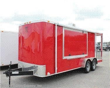 &lt;div&gt;NEW 7 X 21 ENCLOSED CONCESSION / VENDING PORCH TRAILER LOADED W/ OPTIONS!!&lt;/div&gt;
&lt;div&gt;&amp;nbsp;&lt;/div&gt;
&lt;div&gt;Complete with 5&#39; Porch Package!&lt;/div&gt;
&lt;div&gt;&amp;nbsp;&lt;/div&gt;
&lt;div&gt;Standard Elite Series Features:&lt;/div&gt;
&lt;div&gt;&amp;nbsp;&lt;/div&gt;
&lt;div&gt;- Heavy Duty 2 X 4 Square Tube Main Frame&lt;/div&gt;
&lt;div&gt;- Heavy Duty 1&quot; x 1 1/2&quot; Square Tubular Wall Studs &amp;amp; Roof Bows&lt;/div&gt;
&lt;div&gt;- 16&quot; On Center Walls&lt;/div&gt;
&lt;div&gt;- 16&quot; On Center Floors&lt;/div&gt;
&lt;div&gt;- 16&quot; On Center Roof Bows&lt;/div&gt;
&lt;div&gt;- 16&#39; Box Space (16&#39; Box Space + 5&#39; Porch = Total Trailer Length of 21&#39;)&lt;/div&gt;
&lt;div&gt;- Complete Braking System (Electric Brakes on both axles, battery back-up, &amp;amp; safety switch)&lt;/div&gt;
&lt;div&gt;- (2) 3,500lb 4&quot; &quot;Dexter&quot; Drop Axles w/ EZ LUBE Grease Fittings (Self Adjusting Brakes Axles)&lt;/div&gt;
&lt;div&gt;- 6&#39; Interior Height&lt;/div&gt;
&lt;div&gt;- Galvalume Seamed Roof w/ Thermo Ply Ceiling Liner&lt;/div&gt;
&lt;div&gt;- 2 5/16&quot; Coupler w/ Snapper Pin&lt;/div&gt;
&lt;div&gt;- Heavy Duty Safety Chains&lt;/div&gt;
&lt;div&gt;- 7-Way RV Wiring Harness Plug&lt;/div&gt;
&lt;div&gt;- 3/8&quot; Heavy Duty Top Grade Plywood Walls&lt;/div&gt;
&lt;div&gt;- 3/4&quot; Heavy Duty Top Grade Plywood Floors&lt;/div&gt;
&lt;div&gt;- Smooth Teardrop Style Fenders with Wide Side Marker Clearance Lights&lt;/div&gt;
&lt;div&gt;- 2K A-Frame Top Wind Jack&lt;/div&gt;
&lt;div&gt;- Top Quality Exterior Grade Paint&lt;/div&gt;
&lt;div&gt;- (1) Non-Powered Interior Roof Vent&lt;/div&gt;
&lt;div&gt;- (1) 12 Volt Interior Trailer Light w/ Wall Switch&lt;/div&gt;
&lt;div&gt;- 16&quot; Diamond Plate ATP Front Stone Guard&lt;/div&gt;
&lt;div&gt;- 15&quot; Radial (ST20575R15) Tires &amp;amp; Wheels&lt;/div&gt;
&lt;div&gt;- Exterior L.E.D. Lighting Package&lt;/div&gt;
&lt;div&gt;&amp;nbsp;&lt;/div&gt;
&lt;div&gt;CONCESSION PACKAGE / UPGRADES INCLUDED:&lt;/div&gt;
&lt;div&gt;&amp;nbsp;&lt;/div&gt;
&lt;div&gt;- 4&#39; x 8&#39; Concession Window w/ Glass &amp;amp; Screens&lt;/div&gt;
&lt;div&gt;- Interior Drop Leaf Serving Tray&lt;/div&gt;
&lt;div&gt;- Exterior Drop-Down Serving Tray&lt;/div&gt;
&lt;div&gt;- Black and White Vinyl Flooring&lt;/div&gt;
&lt;div&gt;- 42&quot; Range Hood with Exhaust Fan&lt;/div&gt;
&lt;div&gt;- White Vinyl Walls and Ceiling Liner&amp;nbsp;&lt;/div&gt;
&lt;div&gt;- Hand Washing Sink with Base Cabinet, Fresh Water Tank, Waste Water Tank, &amp;amp; Hot Water Heater&lt;/div&gt;
&lt;div&gt;- 14 Foot Black &amp;amp; White Checkered Awing&lt;/div&gt;
&lt;div&gt;- Upgraded Electrical Package (2-110 Volt Interior Recepts, 1-Wall Switch, 2-4&#39; 12 Volt L.E.D. Strip Lights w/ Battery, 100 AMP Panel Box w/ 25&#39; Life Line)&lt;/div&gt;
&lt;div&gt;- A/C Pre-Wire and Brace&lt;/div&gt;
&lt;div&gt;- 13,500 BTU A/C Unit with Heat Strip&lt;/div&gt;
&lt;div&gt;- 5&#39; Porch with Pressure Treated Deck and ATP Diamond Plate Flooring&amp;nbsp;&lt;/div&gt;
&lt;div&gt;- Mill Metal Finished Rear Porch Ceiling&lt;/div&gt;
&lt;div&gt;- 6&quot; Main Frame&lt;/div&gt;
&lt;div&gt;- 32&quot; Single Rear Door w/ RV Style Flush Lock to Access Porch&lt;/div&gt;
&lt;div&gt;&amp;nbsp;&lt;/div&gt;
&lt;p&gt;&amp;nbsp;&lt;/p&gt;
&lt;p&gt;* * N.A.T.M. Inspected and Certified * *&lt;br /&gt;* * Manufacturers Title and 5 Year Limited Warranty Included * *&lt;br /&gt;* * PRODUCT LIABILITY INSURANCE * *&lt;br /&gt;* * FINANCING IS AVAILABLE W/ APPROVED CREDIT * *&lt;/p&gt;
&lt;p&gt;&lt;br /&gt;Trailer is offered @ factory direct pick up in Willacoochee, GA...We also offer Nationwide Delivery, please contact us for more information.&lt;br /&gt;CALL: 888-710-2112&lt;/p&gt;