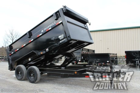 &lt;div&gt;Brand New 7&#39; x 14&#39; Iron Bull Scissor Hoist Hydraulic Dump Trailer w/ 48&quot; High Sides, Remote Power Up &amp;amp; Down, and MORE!&lt;/div&gt;
&lt;div&gt;&amp;nbsp;&lt;/div&gt;
&lt;div&gt;Up for your Consideration is a Brand New Model 7&#39;x14&#39; Tandem Axle, Bumper Pull, Scissor Hoist Hydraulic Dump Trailer, and 3 Way Combo Spreader Gate.&lt;/div&gt;
&lt;div&gt;&amp;nbsp;&lt;/div&gt;
&lt;div&gt;Also Great for Roofing - Construction - Storm Clean Up - Equipment Hauling - Landscaping &amp;amp; More!&lt;/div&gt;
&lt;div&gt;&amp;nbsp;&lt;/div&gt;
&lt;div&gt;Standard Features:&lt;/div&gt;
&lt;div&gt;&amp;nbsp;&lt;/div&gt;
&lt;div&gt;Proudly Made in the U.S.A.&amp;nbsp;&lt;/div&gt;
&lt;div&gt;Heavy Duty 6&quot; I-Beam Main Frame&lt;/div&gt;
&lt;div&gt;6&quot; I-Beam Tongue Frame&lt;/div&gt;
&lt;div&gt;7 Gauge Solid Steel Floor&lt;/div&gt;
&lt;div&gt;10 Gauge Steel Side Walls&lt;/div&gt;
&lt;div&gt;48&quot; High Sides&lt;/div&gt;
&lt;div&gt;(2) 7,000 lb Nev-R-Adjust All Wheel Electric Brake E-Z Lube Axles&lt;/div&gt;
&lt;div&gt;14,990 lb G.V.W.R.&amp;nbsp;&amp;nbsp;&lt;/div&gt;
&lt;div&gt;Emergency Break-A-Way Kit&lt;/div&gt;
&lt;div&gt;Hydraulic Scissor Hoist w/ Power Up &amp;amp; Down&amp;nbsp;&lt;/div&gt;
&lt;div&gt;12V DC Hydraulic Pump (Power Up and Power Down) w/ Remote in Locking Storage Box&lt;/div&gt;
&lt;div&gt;Deep Cycle Marine Battery&lt;/div&gt;
&lt;div&gt;5 AMP 110V Battery Charger&lt;/div&gt;
&lt;div&gt;2 5/16&quot; Adjustable Heavy Duty Coupler&amp;nbsp;&lt;/div&gt;
&lt;div&gt;Heavy Duty 14 Gauge Steel Treadplate Fenders&lt;/div&gt;
&lt;div&gt;Heavy Duty Safety Chains - w/ Hooks&lt;/div&gt;
&lt;div&gt;Sherwin-Williams Powdura Powder Coated Black Paint w/ One Cure Primer&lt;/div&gt;
&lt;div&gt;&amp;nbsp;10,000 lb Spring-Loaded Drop Leg Jack&lt;/div&gt;
&lt;div&gt;3 - Way Combination Rear Barn Style / Spreader Gate w/ Lock &amp;amp; Hold Back Chains&lt;/div&gt;
&lt;div&gt;7-Way Round Electrical Plug&lt;/div&gt;
&lt;div&gt;Sealed Wiring Harness&lt;/div&gt;
&lt;div&gt;Tires - ST235-80R-16 LRE 10 Ply Radial Tires&lt;/div&gt;
&lt;div&gt;Wheels - 16&quot; Mod Wheels&lt;/div&gt;
&lt;div&gt;(2) 16&quot; x 80&quot; Slide - In Heavy Duty Ramps&lt;/div&gt;
&lt;div&gt;Stake Pockets/ Tie Downs - All Round Top Rail&lt;/div&gt;
&lt;div&gt;5,000 lb Welded Tie Downs Inside Dump Box&lt;/div&gt;
&lt;div&gt;Spare Tire Holder&lt;/div&gt;
&lt;div&gt;Retractable Tarp Kit&lt;/div&gt;
&lt;div&gt;D.O.T. Compliant L.E.D. Lighting System&lt;/div&gt;
&lt;div&gt;D.O.T. Reflective Tape&lt;/div&gt;
&lt;div&gt;&amp;nbsp;&lt;/div&gt;
&lt;div&gt;&amp;nbsp;&lt;/div&gt;
&lt;div&gt;* FINANCING IS AVAILABLE W/ APPROVED CREDIT&lt;/div&gt;
&lt;div&gt;&amp;nbsp;&lt;/div&gt;
&lt;div&gt;&lt;span style=&quot;font-family: verdana, geneva;&quot;&gt;* RENT TO OWN PROGRAMS AVAILABLE W/ NO CREDIT CHECK - LOW DOWN PAYMENTS&lt;/span&gt;&lt;/div&gt;
&lt;div&gt;&amp;nbsp;&lt;/div&gt;
&lt;div&gt;Manufacturers Title and Limited Warranty Included&lt;/div&gt;
&lt;div&gt;&amp;nbsp;&lt;/div&gt;
&lt;div&gt;Trailer is offered @ factory direct pricing with pick up at our GA, TN, and FL locations...We offer Nationwide Delivery. Please ask for more information about our optional pick-up locations and delivery services.&lt;/div&gt;
&lt;div&gt;&amp;nbsp;&lt;/div&gt;
&lt;div&gt;*Trailer Shown with Optional Trim*&lt;/div&gt;
&lt;div&gt;&amp;nbsp;&lt;/div&gt;
&lt;div&gt;All Trailers are D.O.T. Compliant for all 50 States, Canada, &amp;amp; Mexico.&lt;/div&gt;
&lt;div&gt;&amp;nbsp;&lt;/div&gt;
&lt;div&gt;Trailer is also listed Locally for Sale, Please Confirm Availability&lt;/div&gt;
&lt;div&gt;&amp;nbsp;&lt;/div&gt;
&lt;div&gt;FOR MORE INFORMATION CALL or TEXT:&lt;/div&gt;
&lt;div&gt;&amp;nbsp;&lt;/div&gt;
&lt;div&gt;888-710-2112&lt;/div&gt;