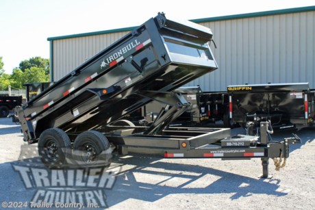 &lt;div&gt;Brand New 6&#39; x 12&#39; Iron Bull Scissor Hoist Hydraulic Dump Trailer w/ 24&quot; High Sides, Remote Power Up &amp;amp; Down, and MORE!&lt;/div&gt;
&lt;div&gt;&amp;nbsp;&lt;/div&gt;
&lt;div&gt;Up for your Consideration is a Brand New Model 6&#39;x12&#39; Tandem Axle, Bumper Pull, Scissor Hoist Hydraulic Dump Trailer, 7 GA. Floor and 3 Way Combo Spreader Gate.&lt;/div&gt;
&lt;div&gt;&amp;nbsp;&lt;/div&gt;
&lt;div&gt;&amp;nbsp;&lt;/div&gt;
&lt;div&gt;Also Great for Roofing - Construction - Storm Clean Up - Equipment Hauling - Landscaping &amp;amp; More!&lt;/div&gt;
&lt;div&gt;&amp;nbsp;&lt;/div&gt;
&lt;div&gt;&amp;nbsp;&lt;/div&gt;
&lt;div&gt;&amp;nbsp;&lt;/div&gt;
&lt;div&gt;Standard Features:&lt;/div&gt;
&lt;div&gt;Proudly Made in the U.S.A.&amp;nbsp;&lt;/div&gt;
&lt;div&gt;Heavy Duty 6&quot; I-Beam Main Frame&lt;/div&gt;
&lt;div&gt;6&quot; I-Beam Tongue Frame&lt;/div&gt;
&lt;div&gt;7 Gauge Steel Floor&lt;/div&gt;
&lt;div&gt;10 Gauge Steel Side Walls&lt;/div&gt;
&lt;div&gt;24&quot; High Sides&lt;/div&gt;
&lt;div&gt;(2) 7,000 lb Nev-R-Adjust&amp;nbsp; All Wheel Electric Brake E-Z Lube Axles&lt;/div&gt;
&lt;div&gt;14,990 lb G.V.W.R.&amp;nbsp;&amp;nbsp;&lt;/div&gt;
&lt;div&gt;Emergency Break-A-Way Kit&lt;/div&gt;
&lt;div&gt;Hydraulic Scissor Hoist w/ Power Up &amp;amp; Down&amp;nbsp;&lt;/div&gt;
&lt;div&gt;12V DC Hydraulic Pump (Power Up and Power Down) w/ Remote in Locking Storage Box&lt;/div&gt;
&lt;div&gt;Deep Cycle Marine Battery&lt;/div&gt;
&lt;div&gt;5 AMP 110V Battery Charger&lt;/div&gt;
&lt;div&gt;2 5/16&quot; Adjustable Heavy Duty Coupler&amp;nbsp;&lt;/div&gt;
&lt;div&gt;Heavy Duty 14 Gauge Steel Treadplate Fenders&lt;/div&gt;
&lt;div&gt;Heavy Duty Safety Chains - w/ Hooks&lt;/div&gt;
&lt;div&gt;Sherwin-Williams Powdurda Powder Coated Black Paint w/ One Cure Primer&lt;/div&gt;
&lt;div&gt;&amp;nbsp;10,000 lb Spring-Loaded Drop Jack&lt;/div&gt;
&lt;div&gt;3 - Way Combination Rear Barn Style / Spreader Gate w/ Lock &amp;amp; Hold Back Chains&lt;/div&gt;
&lt;div&gt;7-Way Round Electrical Plug&lt;/div&gt;
&lt;div&gt;Sealed Wiring Harness&lt;/div&gt;
&lt;div&gt;Tires - ST235-80R-16 LRE 10 Ply Radial Tires&lt;/div&gt;
&lt;div&gt;Wheels - 16&quot; Mod Wheels&lt;/div&gt;
&lt;div&gt;(2) 16&quot; x 80&quot; Slide - In Heavy Duty Ramps&lt;/div&gt;
&lt;div&gt;Stake Pockets/ Tie Downs - All Round Top Rail&lt;/div&gt;
&lt;div&gt;5,000 lb Welded Tie Downs Inside Dump Box&lt;/div&gt;
&lt;div&gt;Spare Tire Holder&lt;/div&gt;
&lt;div&gt;Retractable Tarp Kit&lt;/div&gt;
&lt;div&gt;D.O.T. Compliant L.E.D. Lighting System&lt;/div&gt;
&lt;div&gt;D.O.T. Reflective Tape&lt;/div&gt;
&lt;div&gt;&amp;nbsp;&lt;/div&gt;
&lt;div&gt;&amp;nbsp;&lt;/div&gt;
&lt;div&gt;* FINANCING IS AVAILABLE W/ APPROVED CREDIT&lt;/div&gt;
&lt;div&gt;&amp;nbsp;&lt;/div&gt;
&lt;div&gt;&lt;span style=&quot;font-family: verdana, geneva;&quot;&gt;* RENT TO OWN PROGRAMS AVAILABLE W/ NO CREDIT CHECK - LOW DOWN PAYMENTS *&lt;/span&gt;&lt;/div&gt;
&lt;div&gt;&amp;nbsp;&lt;/div&gt;
&lt;div&gt;Manufacturers Title and Limited Warranty Included&lt;/div&gt;
&lt;div&gt;&amp;nbsp;&lt;/div&gt;
&lt;div&gt;Trailer is offered @ factory direct pricing with pick up at our GA, TN, and FL locations...We offer Nationwide Delivery. Please ask for more information about our optional pick-up locations and delivery services.&lt;/div&gt;
&lt;div&gt;&amp;nbsp;&lt;/div&gt;
&lt;div&gt;*Trailer Shown with Optional Trim*&lt;/div&gt;
&lt;div&gt;&amp;nbsp;&lt;/div&gt;
&lt;div&gt;All Trailers are D.O.T. Compliant for all 50 States, Canada, &amp;amp; Mexico.&amp;nbsp;&lt;/div&gt;
&lt;div&gt;&amp;nbsp;&lt;/div&gt;
&lt;div&gt;Trailer is also listed Locally for Sale, Please Confirm Availability&lt;/div&gt;
&lt;div&gt;&amp;nbsp;&lt;/div&gt;
&lt;div&gt;FOR MORE INFORMATION CALL or TEXT:&lt;/div&gt;
&lt;div&gt;&amp;nbsp;&lt;/div&gt;
&lt;div&gt;888-710-2112&lt;/div&gt;