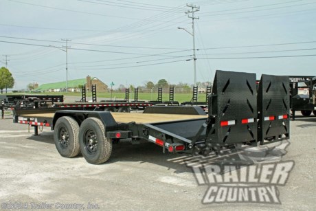 &lt;div&gt;Brand New 7&#39; x 22&#39; (20&#39; + 2&#39;) Heavy Duty 14K Heavy Equipment Trailer w/ Spring Assisted Rampage Ramps &amp;amp; Heavy Duty 8&quot; I-Beam Main Frame.&lt;/div&gt;
&lt;div&gt;&amp;nbsp;&lt;/div&gt;
&lt;div&gt;Also Great for Construction - Storm Clean Up - Car Hauling - Landscaping - &amp;amp; More!&lt;/div&gt;
&lt;div&gt;&amp;nbsp;&lt;/div&gt;
&lt;div&gt;Standard Features:&lt;/div&gt;
&lt;div&gt;&amp;nbsp;&lt;/div&gt;
&lt;div&gt;Proudly Made in the U.S.A.&amp;nbsp;&lt;/div&gt;
&lt;div&gt;Heavy Duty 8&quot; I-Beam Tongue and Main Frame&lt;/div&gt;
&lt;div&gt;3&#39;&#39; C-Channel Crossmembers&lt;/div&gt;
&lt;div&gt;14,000 lb G.V.W.R.&amp;nbsp;&amp;nbsp;&lt;/div&gt;
&lt;div&gt;(2) 7,000 lb Cambered E-Z Lube Never-R-Adjust Spring Axles&amp;nbsp;&lt;/div&gt;
&lt;div&gt;All Wheel Electric Brakes&amp;nbsp;&lt;/div&gt;
&lt;div&gt;Multi Leaf Slipper Spring Suspension&lt;/div&gt;
&lt;div&gt;Emergency Break-A-Way Kit&lt;/div&gt;
&lt;div&gt;7 - Way Electrical Pug&lt;/div&gt;
&lt;div&gt;Wrap Around Tongue&lt;/div&gt;
&lt;div&gt;Fold Flat Spring Assisted Rampage Ramps&amp;nbsp;&lt;/div&gt;
&lt;div&gt;2 5/16&quot; Adjustable Heavy Duty Coupler&amp;nbsp;&lt;/div&gt;
&lt;div&gt;2&#39; X 6&#39; Pressure Treated Wood Deck&lt;/div&gt;
&lt;div&gt;Heavy Duty Diamond Plate Steel Removable Fenders&lt;/div&gt;
&lt;div&gt;Heavy Duty Safety Chains - w/ Hooks&lt;/div&gt;
&lt;div&gt;10,000 lb Drop Leg Jack&lt;/div&gt;
&lt;div&gt;Headache Bar&lt;/div&gt;
&lt;div&gt;Supersized Front Tool Box&lt;/div&gt;
&lt;div&gt;Sherwin-Williams Powdura Powder Coated Paint &amp;amp; One Coat Cure Primer&amp;nbsp;&lt;/div&gt;
&lt;div&gt;(4) 3&quot; Welded D-Rings&amp;nbsp;&lt;/div&gt;
&lt;div&gt;(8) 2.5&quot; Welded D-Rings Down the Sides (4 on each side)&lt;/div&gt;
&lt;div&gt;Tires: ST235-80R-16 LRE 10Ply Radial Tires&lt;/div&gt;
&lt;div&gt;Wheels: 16&quot; Mod Wheels&lt;/div&gt;
&lt;div&gt;Spare Tire Mount&lt;/div&gt;
&lt;div&gt;Lifetime Recessed L.E.D. Lighting&lt;/div&gt;
&lt;div&gt;All Lighting D.O.T. Approved&lt;/div&gt;
&lt;div&gt;D.O.T. Tape&lt;/div&gt;
&lt;div&gt;Steel Self Cleaning Dove Tail&lt;/div&gt;
&lt;div&gt;Bed Width: 83&quot; (Between Fenders)&lt;/div&gt;
&lt;div&gt;Deck Length: 22&#39; (20&#39; Straight Flatbed + 2&#39; Dove)&lt;/div&gt;
&lt;div&gt;&amp;nbsp;&lt;/div&gt;
&lt;div&gt;* FINANCING IS AVAILABLE W/ APPROVED CREDIT&lt;/div&gt;
&lt;div&gt;&amp;nbsp;&lt;/div&gt;
&lt;div&gt;&lt;span style=&quot;font-family: verdana, geneva;&quot;&gt;* RENT TO OWN PROGRAMS AVAILABLE W/ NO CREDIT CHECK - LOW DOWN PAYMENTS *&lt;/span&gt;&lt;/div&gt;
&lt;div&gt;&amp;nbsp;&lt;/div&gt;
&lt;div&gt;&amp;nbsp;&lt;/div&gt;
&lt;div&gt;Manufacturers Title and Limited Warranty Included&lt;/div&gt;
&lt;div&gt;&amp;nbsp;&lt;/div&gt;
&lt;div&gt;Trailer is offered @ factory direct pricing with pick up at our GA, TN, and FL locations...We offer Nationwide Delivery. Please ask for more information about our optional pick-up locations and delivery services.&lt;/div&gt;
&lt;div&gt;&amp;nbsp;&lt;/div&gt;
&lt;div&gt;*Trailer Shown with Optional Trim*&lt;/div&gt;
&lt;div&gt;&amp;nbsp;&lt;/div&gt;
&lt;div&gt;All Trailers are D.O.T. Compliant for all 50 States, Canada, &amp;amp; Mexico.&lt;/div&gt;
&lt;div&gt;&amp;nbsp;&lt;/div&gt;
&lt;div&gt;Trailer is also listed Locally for Sale, Please Confirm Availability&lt;/div&gt;
&lt;div&gt;&amp;nbsp;&lt;/div&gt;
&lt;div&gt;&amp;nbsp;&lt;/div&gt;
&lt;div&gt;FOR MORE INFORMATION CALL:&lt;/div&gt;
&lt;div&gt;&amp;nbsp;&lt;/div&gt;
&lt;div&gt;888-710-2112&lt;/div&gt;