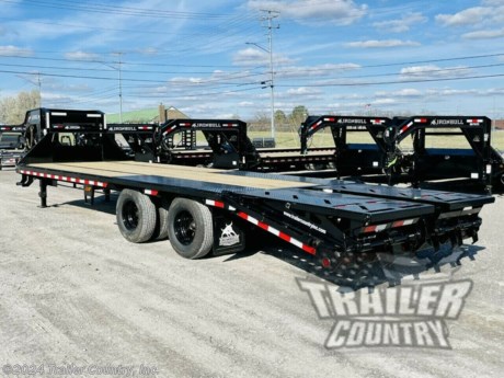 &lt;div&gt;Brand New 8.5&#39; x 25&#39; (20&#39;+5&#39;) Heavy Duty 10Ton Heavy Equipment Hauler Deckover Trailer w/ Gooseneck Coupler &amp;amp; Rampage Ramps&lt;/div&gt;
&lt;div&gt;&amp;nbsp;&lt;/div&gt;
&lt;div&gt;&amp;nbsp;&lt;/div&gt;
&lt;div&gt;Also Great for Construction - Storm Clean Up - Car Hauling - Landscaping - &amp;amp; More!&lt;/div&gt;
&lt;div&gt;&amp;nbsp;&lt;/div&gt;
&lt;div&gt;&amp;nbsp;&lt;/div&gt;
&lt;div&gt;Standard Features:&lt;/div&gt;
&lt;div&gt;Proudly Made in the U.S.A.&amp;nbsp;&lt;/div&gt;
&lt;div&gt;Heavy Duty 12&quot; x 19 lb/ft I-Beam Pierced Frame&lt;/div&gt;
&lt;div&gt;Torque Tube&lt;/div&gt;
&lt;div&gt;Under Frame Bridge&lt;/div&gt;
&lt;div&gt;Low Profile Pierced Frame&amp;nbsp;&lt;/div&gt;
&lt;div&gt;Steel Diamond Plate Fender Plates&lt;/div&gt;
&lt;div&gt;3&quot; Structural Channel Crossmembers&lt;/div&gt;
&lt;div&gt;(2) 10,000 lb (10 Ton) Oil Bath HDSS Nevr-R-Adjust Axles w/ All Wheel Electric Brakes&lt;/div&gt;
&lt;div&gt;HDSS Suspension&lt;/div&gt;
&lt;div&gt;E-Z Lube Hubs&lt;/div&gt;
&lt;div&gt;Rub Rails and Stake Pockets&lt;/div&gt;
&lt;div&gt;Emergency Break-A-Way Kit&lt;/div&gt;
&lt;div&gt;5&#39; Spring Assisted Fold Flat Self Cleaning Rampage Ramps&lt;/div&gt;
&lt;div&gt;2-10k Drop Leg Jacks&lt;/div&gt;
&lt;div&gt;16&#39;&#39; On Center Cross-Members&lt;/div&gt;
&lt;div&gt;2 5/16&quot; Adjustable Gooseneck Coupler&lt;/div&gt;
&lt;div&gt;Lockable Storage Box under Riser&lt;/div&gt;
&lt;div&gt;Heavy Duty Safety Chains&lt;/div&gt;
&lt;div&gt;Dual Stirrup Oversized Steps - (1 Driver /1 Curb Side)&lt;/div&gt;
&lt;div&gt;2&quot; x 6&quot; Treated Wood Deck&lt;/div&gt;
&lt;div&gt;Sherwin-Williams Powdura Powder Coat &amp;amp; Once Coat Cure Primer&amp;nbsp;&lt;/div&gt;
&lt;div&gt;(4) 3&quot; D-Rings&lt;/div&gt;
&lt;div&gt;Tires: 235-80R-16 LRE 10-Ply Radial Tires&lt;/div&gt;
&lt;div&gt;Wheels: 16&quot; Mod Dually Wheels&lt;/div&gt;
&lt;div&gt;Lifetime LED Lighting&lt;/div&gt;
&lt;div&gt;All Lighting D.O.T. Approved&lt;/div&gt;
&lt;div&gt;7-Way Round Electrical Plug&lt;/div&gt;
&lt;div&gt;NATM Compliant&lt;/div&gt;
&lt;div&gt;Bed Width: 102&quot;&lt;/div&gt;
&lt;div&gt;Deck Length: 25&#39; (20&#39; Straight Flatbed + 5&#39; Dove Tail)&lt;/div&gt;
&lt;div&gt;&amp;nbsp;&lt;/div&gt;
&lt;div&gt;* FINANCING IS AVAILABLE W/ APPROVED CREDIT *&lt;/div&gt;
&lt;div&gt;&amp;nbsp;&lt;/div&gt;
&lt;div&gt;&lt;span style=&quot;font-family: verdana, geneva;&quot;&gt;* RENT TO OWN PROGRAMS AVAILABLE W/ NO CREDIT CHECK - LOW DOWN PAYMENTS *&lt;/span&gt;&lt;/div&gt;
&lt;div&gt;&amp;nbsp;&lt;/div&gt;
&lt;div&gt;&amp;nbsp;&lt;/div&gt;
&lt;div&gt;Manufacturers Title and Limited Warranty Included&lt;/div&gt;
&lt;div&gt;&amp;nbsp;&lt;/div&gt;
&lt;div&gt;Trailer is offered @ factory direct pricing with pick up at our GA, TN, and FL locations...We offer Nationwide Delivery. Please ask for more information about our optional pick-up locations and delivery services.&lt;/div&gt;
&lt;div&gt;&amp;nbsp;&lt;/div&gt;
&lt;div&gt;*Trailer Shown with Optional Trim*&lt;/div&gt;
&lt;div&gt;All Trailers are D.O.T. Compliant for all 50 States, Canada, &amp;amp; Mexico.&lt;/div&gt;
&lt;div&gt;&amp;nbsp;&lt;/div&gt;
&lt;div&gt;Trailer is also listed Locally for Sale, Please Confirm Availability&lt;/div&gt;
&lt;div&gt;&amp;nbsp;&lt;/div&gt;
&lt;div&gt;FOR MORE INFORMATION CALL:&lt;/div&gt;
&lt;div&gt;&amp;nbsp;&lt;/div&gt;
&lt;div&gt;888-710-2112&lt;/div&gt;