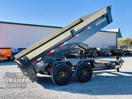 &lt;p&gt;Brand New 7&#39; x 16&#39; Scissor Hoist Hydraulic Dump Trailer w/18&quot; + High Sides, Remote Power Up &amp;amp; Down, and MORE!&lt;/p&gt;
&lt;p&gt;Up for your consideration is a Brand New Model 7&#39;x16&#39; Tandem Axle, Bumper Pull, Hydraulic Dump Trailer, Heavy Duty 10 Gauge Floor, Charger, Tarp Kit, Barn Gate &amp;amp; Side Wall Extension Kit.&lt;/p&gt;
&lt;p&gt;Also Great for Roofing - Construction - Storm Clean Up - Equipment Hauling - Landscaping &amp;amp; More!&lt;/p&gt;
&lt;p&gt;Standard Features:&lt;/p&gt;
&lt;p&gt;Proudly Made in the U.S.A.&amp;nbsp;&lt;br&gt;Heavy Duty 2&quot;x6&quot; Frame&lt;br&gt;10 Gauge Steel Floor&amp;nbsp;&lt;br&gt;18&quot; 10 Gauge Steel Side Walls&lt;br&gt;(2) 7,000 lb Straight All Wheel Electric Brake E-Z Lube Hubs&lt;br&gt;14,000 lb G.V.W.R. &amp;nbsp;&lt;br&gt;Emergency Break-A-Way Kit&lt;br&gt;Hydraulic Scissor Hoist&lt;br&gt;12V DC Hydraulic Pump (Power Up / Down + Gravity)&lt;br&gt;Oversized Locking Storage Box&lt;br&gt;2 5/16&quot; Adjustable Heavy Duty Coupler&amp;nbsp;&lt;br&gt;Heavy Duty Steel Treadplate Fenders&lt;br&gt;Heavy Duty Safety Chains - w/ Hooks&lt;br&gt;Sherwin-Williams Powdura Powder Coated GRAY Paint w/ One Cure Primer&lt;br&gt;10,000 lb Drop Jack&lt;br&gt;Rear Barn Style Gate&lt;br&gt;Deep Cycle Marine Battery w/ Remote in Locking Tool Box&lt;br&gt;5 AMP 110V Battery Charger&lt;br&gt;7-Way Round Electrical Plug&lt;br&gt;Sealed Wiring Harness&lt;br&gt;Tires - ST235-80R-16 Radial Tires&lt;br&gt;Wheels - 16&quot; Mod Wheels&lt;br&gt;(2) Heavy Duty Slide -In Ramps&amp;nbsp;&lt;br&gt;Stake Pockets/ Tie Downs - All Round Top Rail&lt;br&gt;(4) 3&quot; x 5/8&quot; Welded Tie Downs Inside Dump Box&lt;br&gt;Spare Tire Holder&lt;br&gt;Retractable Tarp Kit&lt;br&gt;D.O.T. Compliant L.E.D. Lighting System&lt;br&gt;D.O.T. Reflective Tape&lt;br&gt;Additional Added Options Included&lt;br&gt;&amp;nbsp;&lt;br&gt;Side Wall Board Extension Kit&lt;br&gt;&amp;nbsp;&lt;/p&gt;
&lt;p&gt;FINANCING IS AVAILABLE W/APPROVED CREDIT&lt;/p&gt;
&lt;p&gt;Manufacturers Title and Limited Warranty Included&lt;/p&gt;
&lt;p&gt;Trailer is offered @ factory direct pricing with pick up at our TN, GA and FL locations...We also offer Nationwide Delivery. Please ask for more information about our optional delivery services. &amp;nbsp;&amp;nbsp;&lt;br&gt;&amp;nbsp;&lt;br&gt;*Trailer Shown with Optional Trim*&lt;br&gt;All Trailers are D.O.T. Compliant for all 50 States, Canada, &amp;amp; Mexico.&lt;/p&gt;
&lt;p&gt;Trailer is also listed Locally for Sale, Please Confirm Availability&lt;/p&gt;
&lt;p&gt;FOR MORE INFORMATION CALL:&lt;/p&gt;
&lt;p&gt;888-710-2112&lt;/p&gt;