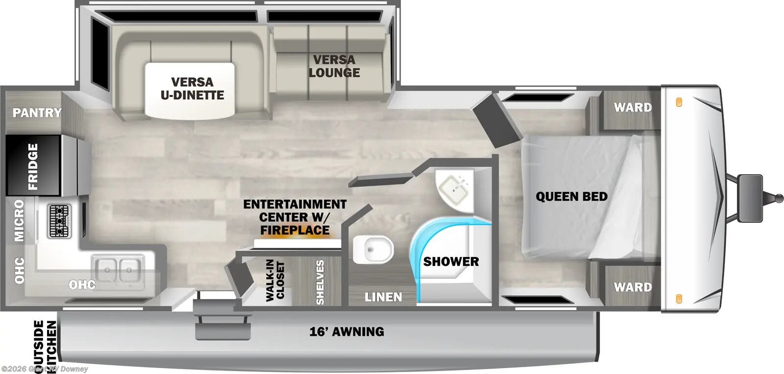 2025 Forest River EVO Northwest 2510RK - New Travel Trailer For Sale by Giant RV in Downey, California