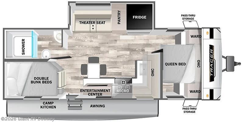 2025 Prime Time Tracer 250BH - New Travel Trailer For Sale by Giant RV in Downey, California