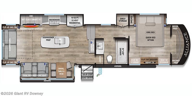 2025 Alliance RV Paradigm 340RL - New Fifth Wheel For Sale by Giant RV in Downey, California