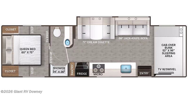 2025 Thor Motor Coach Four Winds 31MV - Used Class C For Sale by Giant RV in Downey, California
