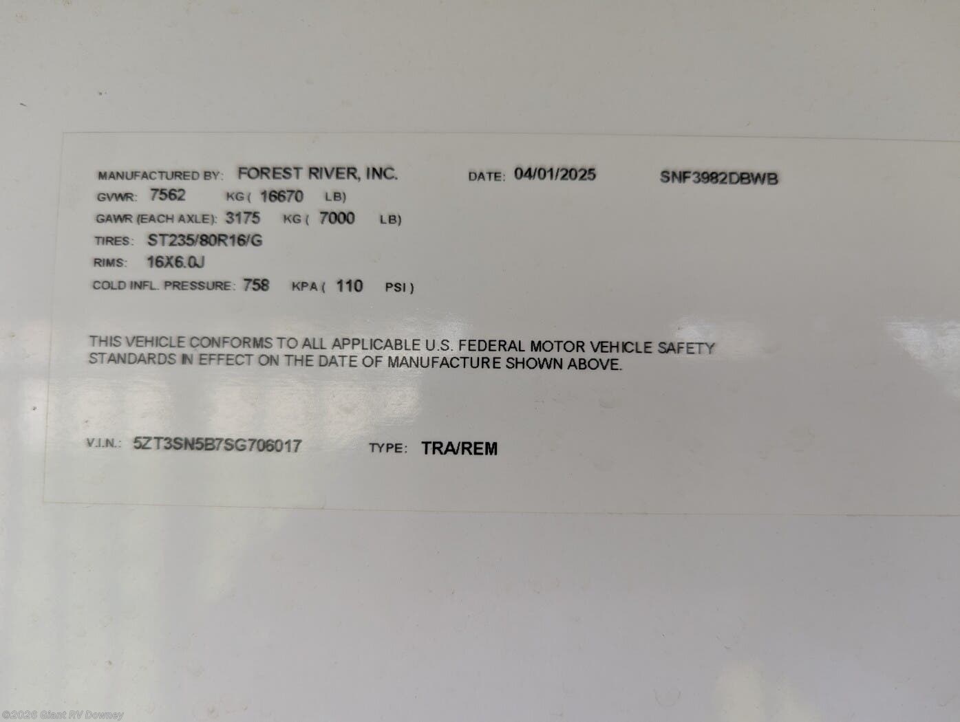 New 2025 Prime Time Sanibel 3982DBWB available in Downey, California