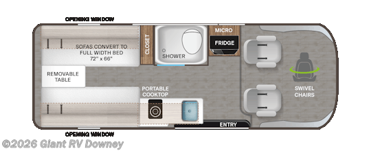 2026 Tellaro 20U - ATH Edition by Thor Motor Coach from Giant RV in Downey, California