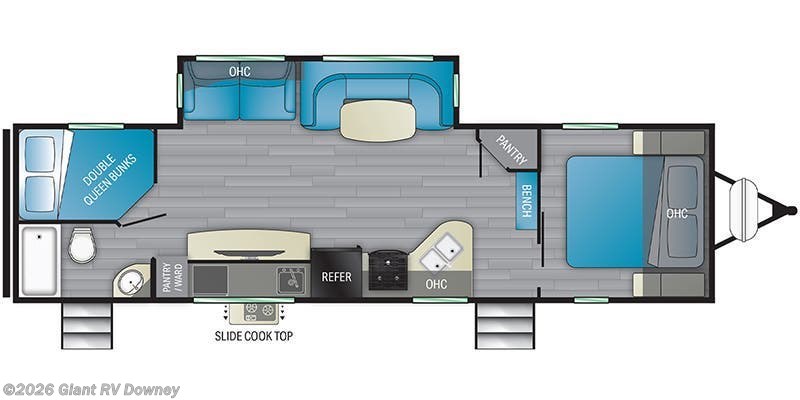 2021 Heartland North Trail NT 31BHDD - Used Travel Trailer For Sale by Giant RV in Downey, California