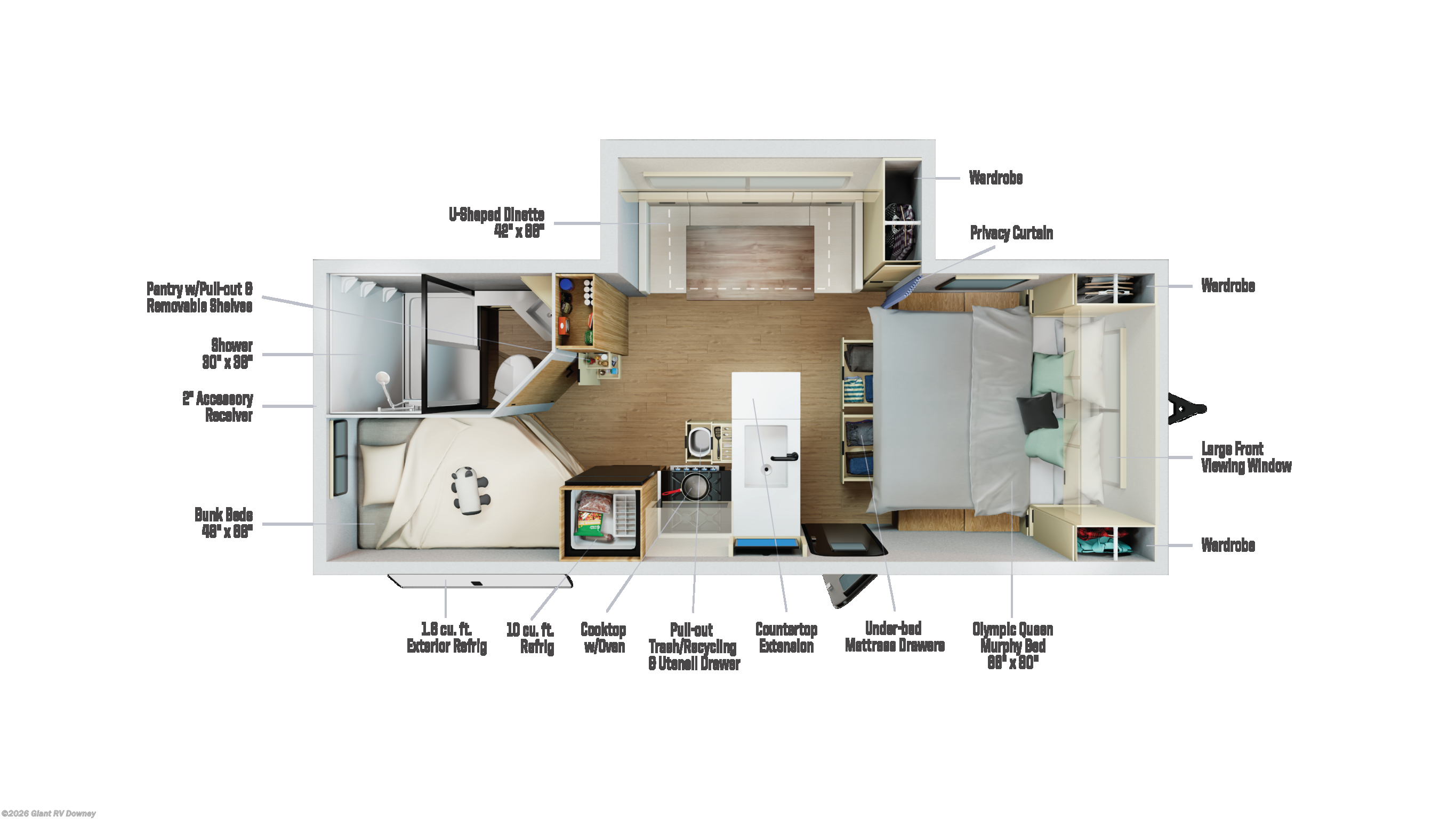 2026 Thrive 22MBH by Winnebago from Giant RV in Downey, California