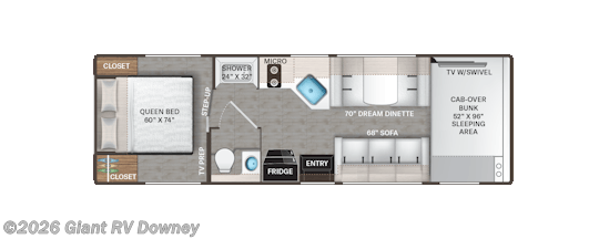 2026 Four Winds 28G by Thor Motor Coach from Giant RV in Downey, California