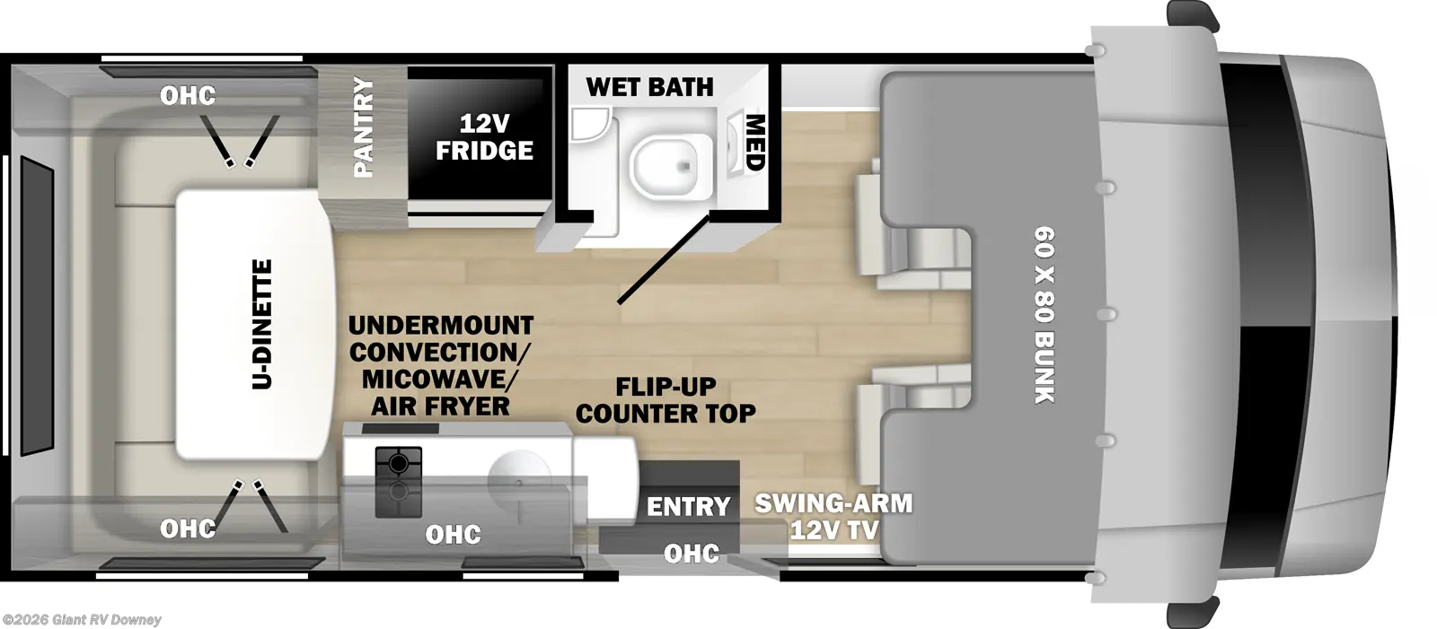 2026 Forest River Solera 19N - New Class C For Sale by Giant RV in Downey, California