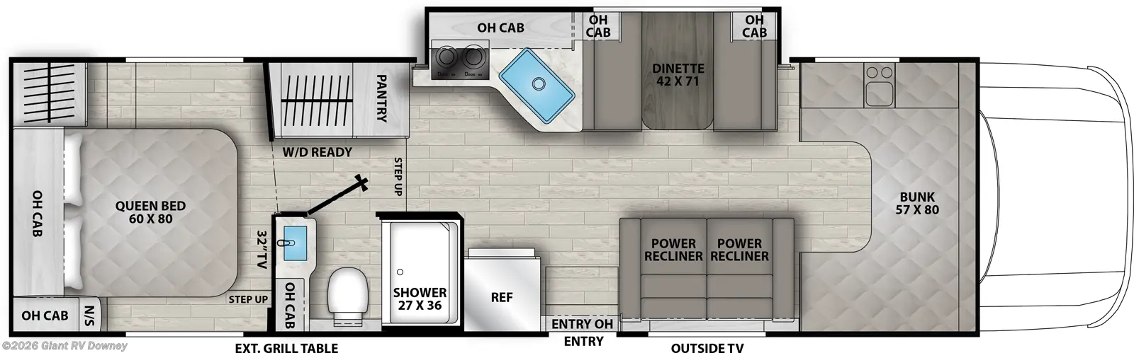 2026 Coachmen Entourage 320LV - New Super C For Sale by Giant RV in Downey, California