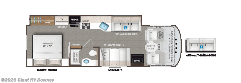 New 2026 Thor Motor Coach Windsport 29L available in Downey, California