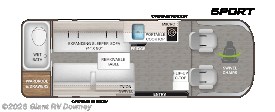 2026 Thor Motor Coach Tellaro 20LS - New Class B For Sale by Giant RV in Downey, California