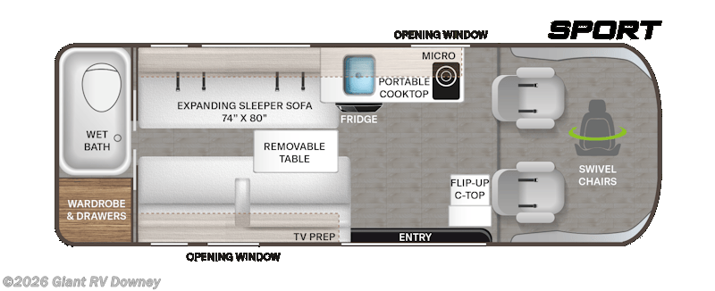 2026 Tellaro 20LS by Thor Motor Coach from Giant RV in Downey, California