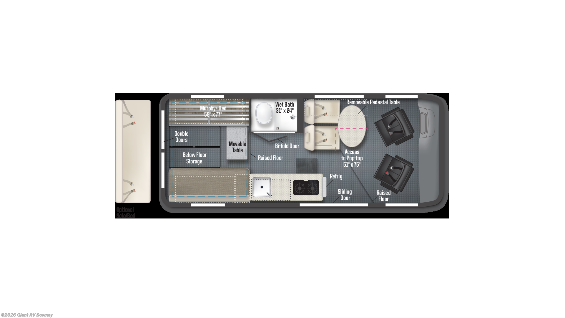 2026 Winnebago Solis 59P - New Class B For Sale by Giant RV in Downey, California