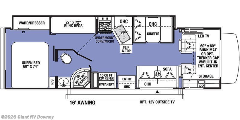 2023 Forest River Sunseeker 3270S - Used Class C For Sale by Giant RV in Downey, California