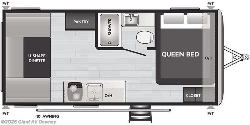 2021 Keystone Springdale Mini 1750RD - Used Travel Trailer For Sale by Giant RV in Downey, California