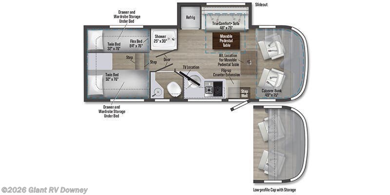 2026 Winnebago View 24R RWD - New Class C For Sale by Giant RV in Downey, California