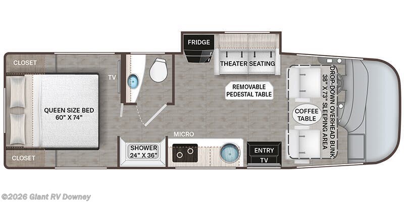 2026 Thor Motor Coach Axis 26.1 - New Class A For Sale by Giant RV in Downey, California
