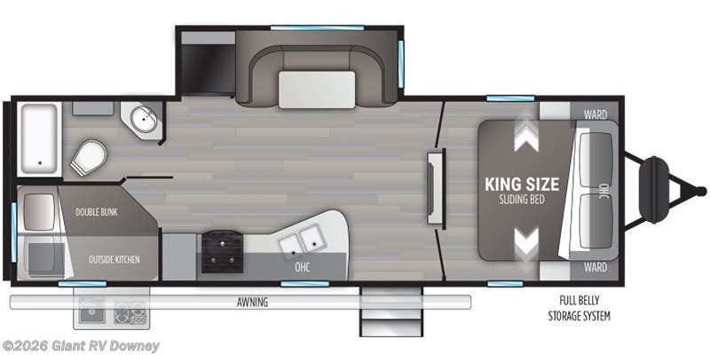 2022 Cruiser RV MPG MPG 2500BH - Used Travel Trailer For Sale by Giant RV in Downey, California