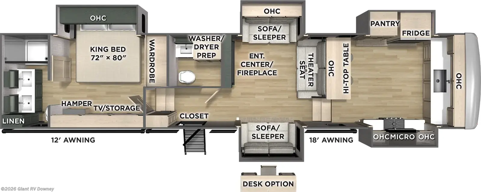 New 2026 Forest River Columbus 388FKH available in Downey, California