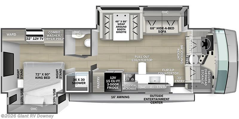 2024 Forest River FR3 30DS - Used Class A For Sale by Giant RV in Downey, California