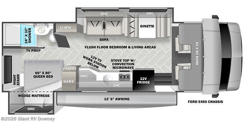 2024 Forest River Sunseeker 2550DS LE - Used Class C For Sale by Giant RV in Downey, California