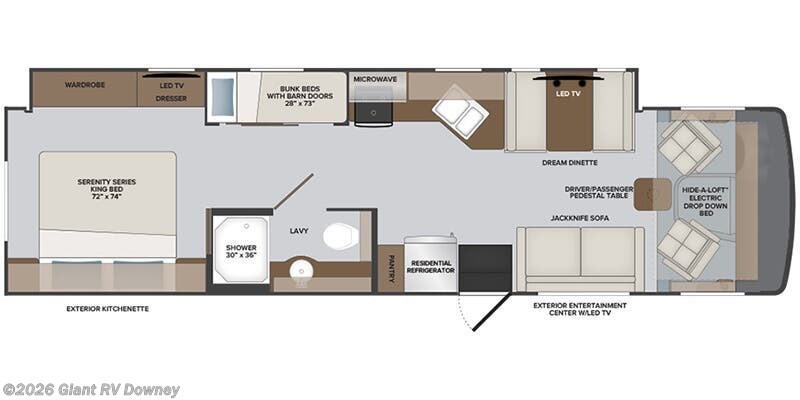 2024 Holiday Rambler Eclipse 34J - Used Class A For Sale by Giant RV in Downey, California