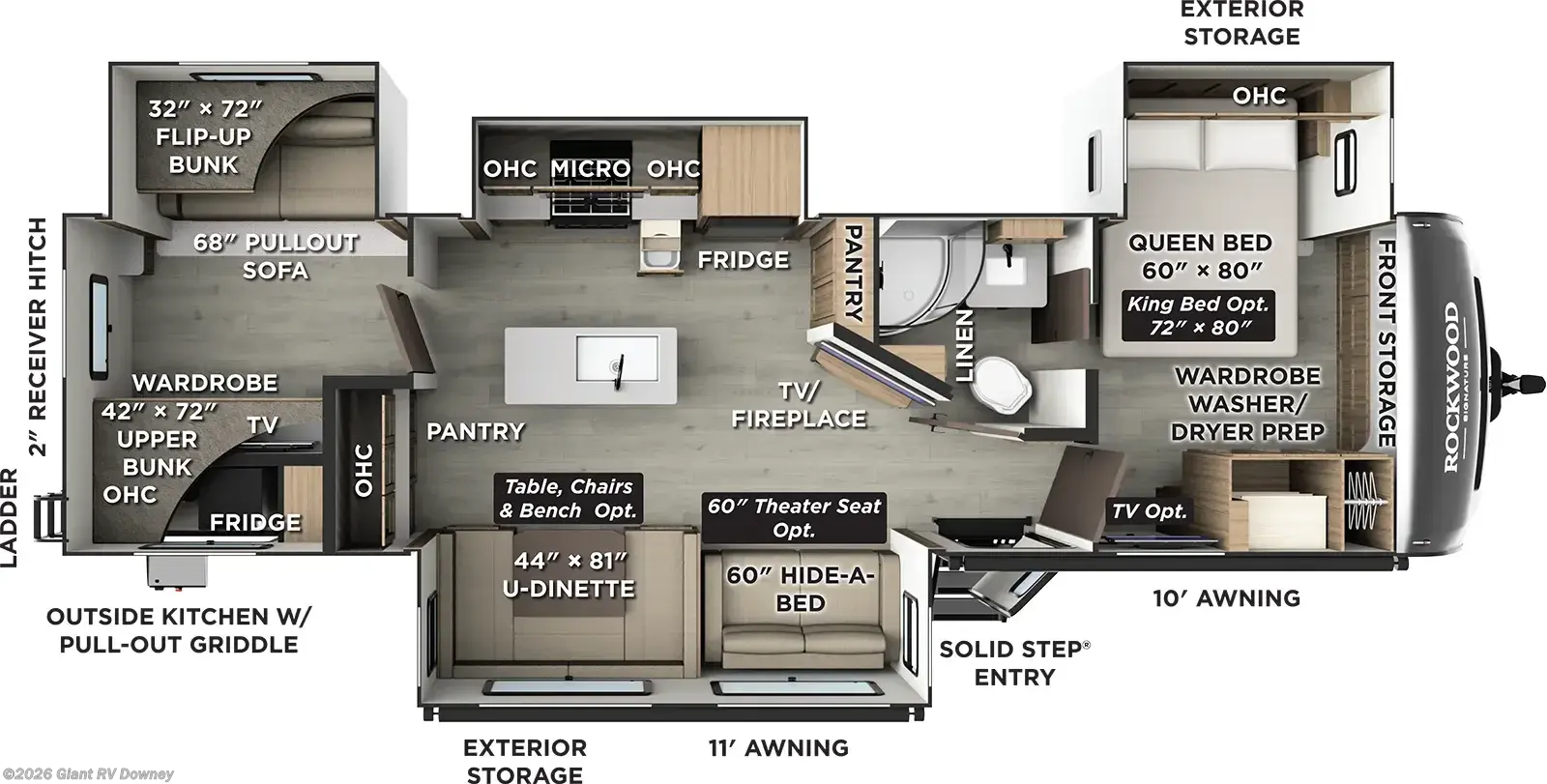 2026 Rockwood Signature 8336BH by Forest River from Giant RV in Downey, California
