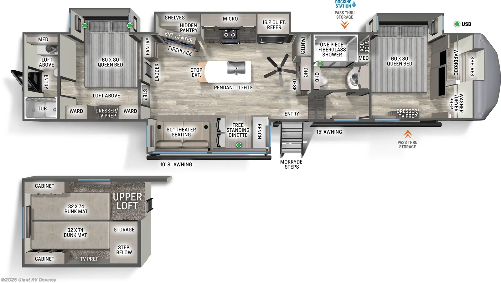 2026 Forest River Sierra 4002FB - New Fifth Wheel For Sale by Giant RV in Downey, California