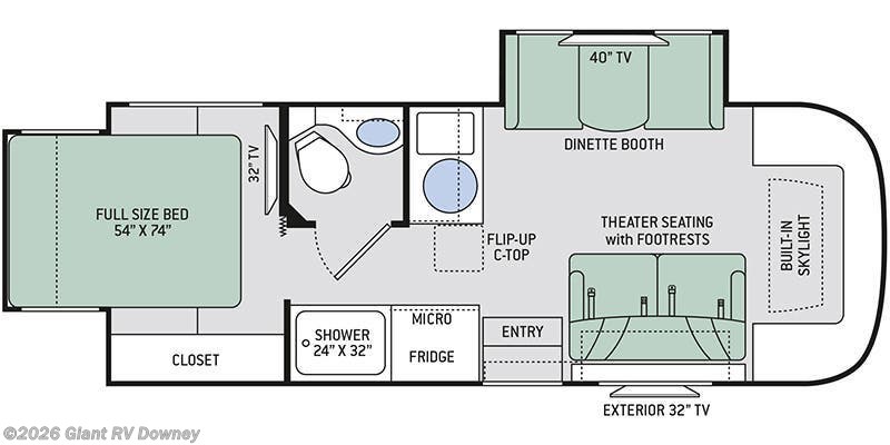 2020 Thor Motor Coach Compass RUV 24SX - Used Class C For Sale by Giant RV in Downey, California