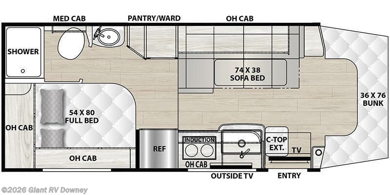 2025 Coachmen Cross Trail EV 24FL - New Class C For Sale by Giant RV in Downey, California