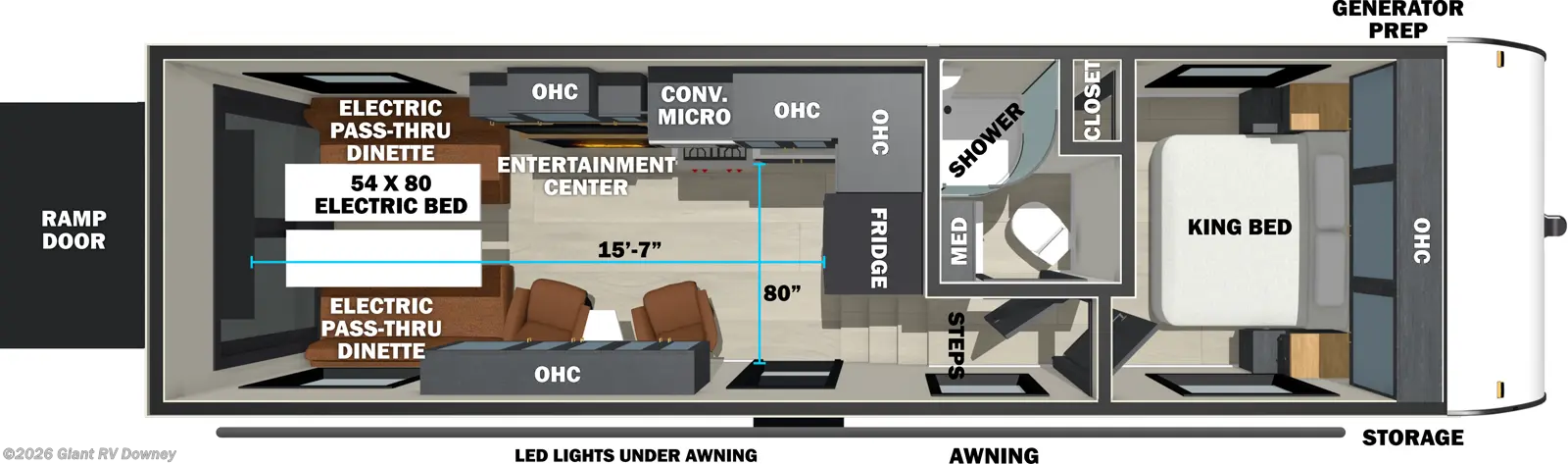2026 Forest River Stealth 2710 - New Fifth Wheel For Sale by Giant RV in Downey, California