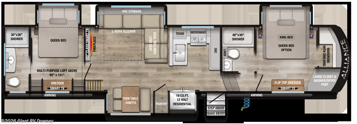 2026 Alliance RV Paradigm 395DS - New Fifth Wheel For Sale by Giant RV in Downey, California