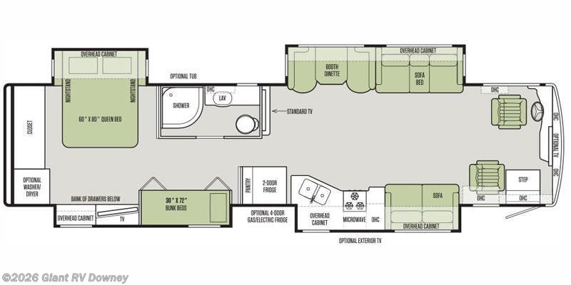 2016 Tiffin Allegro Red 38 QBA - Used Class A For Sale by Giant RV in Downey, California